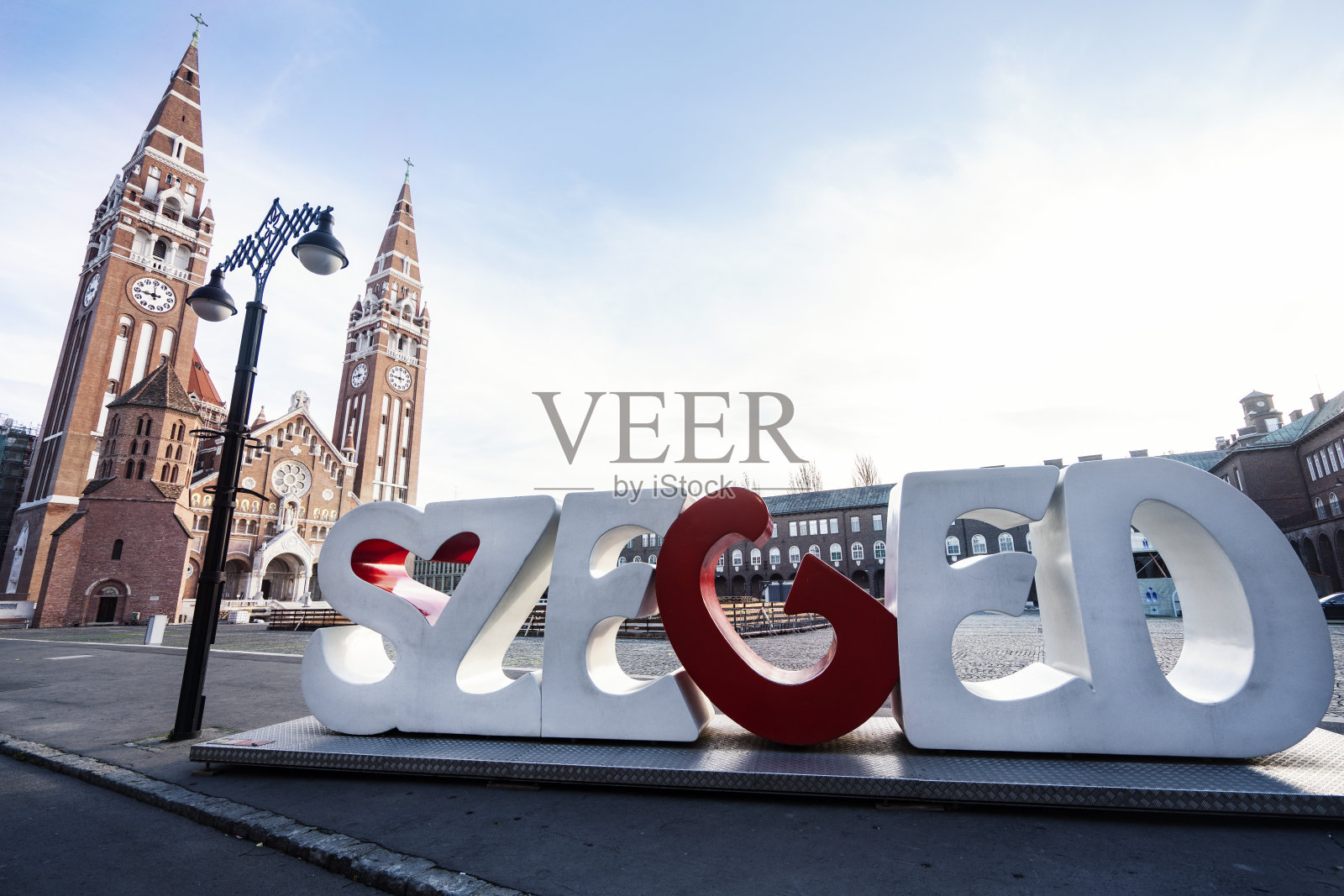 匈牙利的塞格德镇照片摄影图片