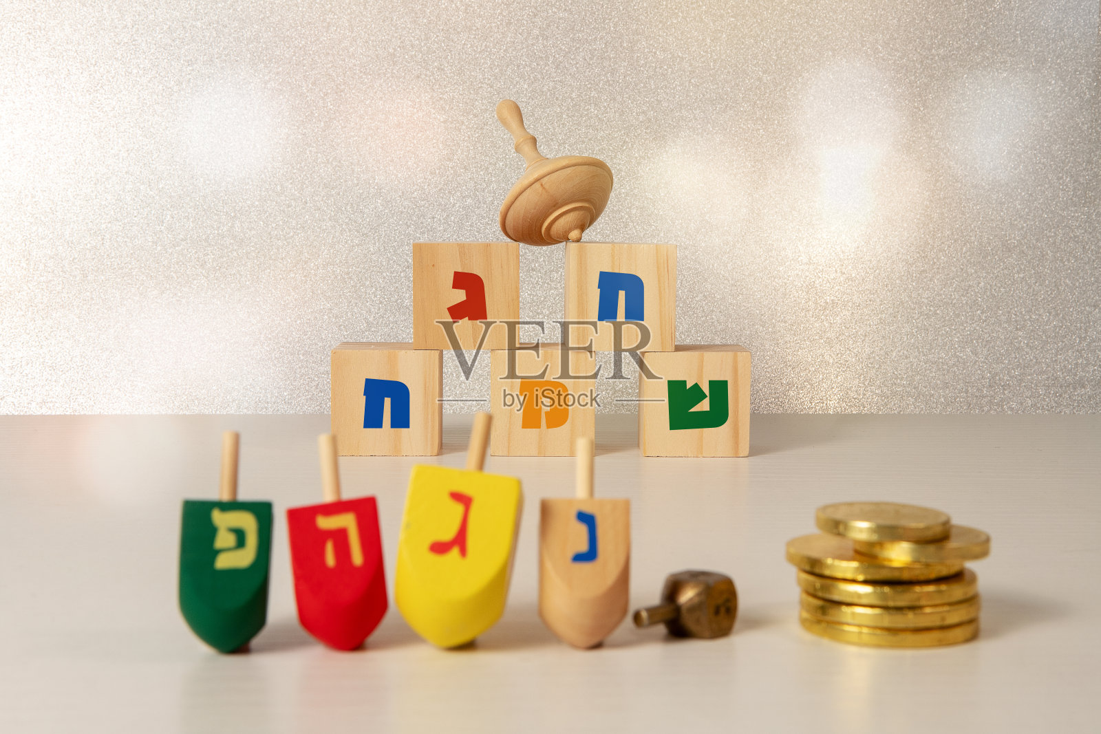 犹太教光明节节日概念照片摄影图片