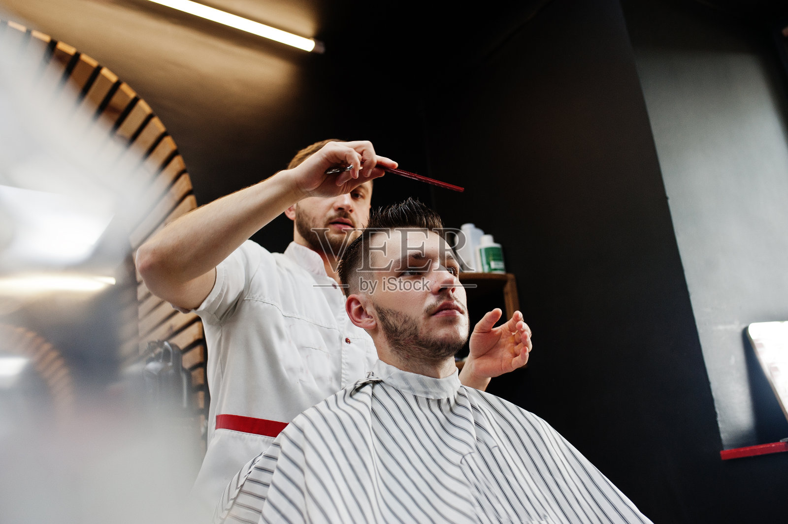 理发店的主题照片摄影图片