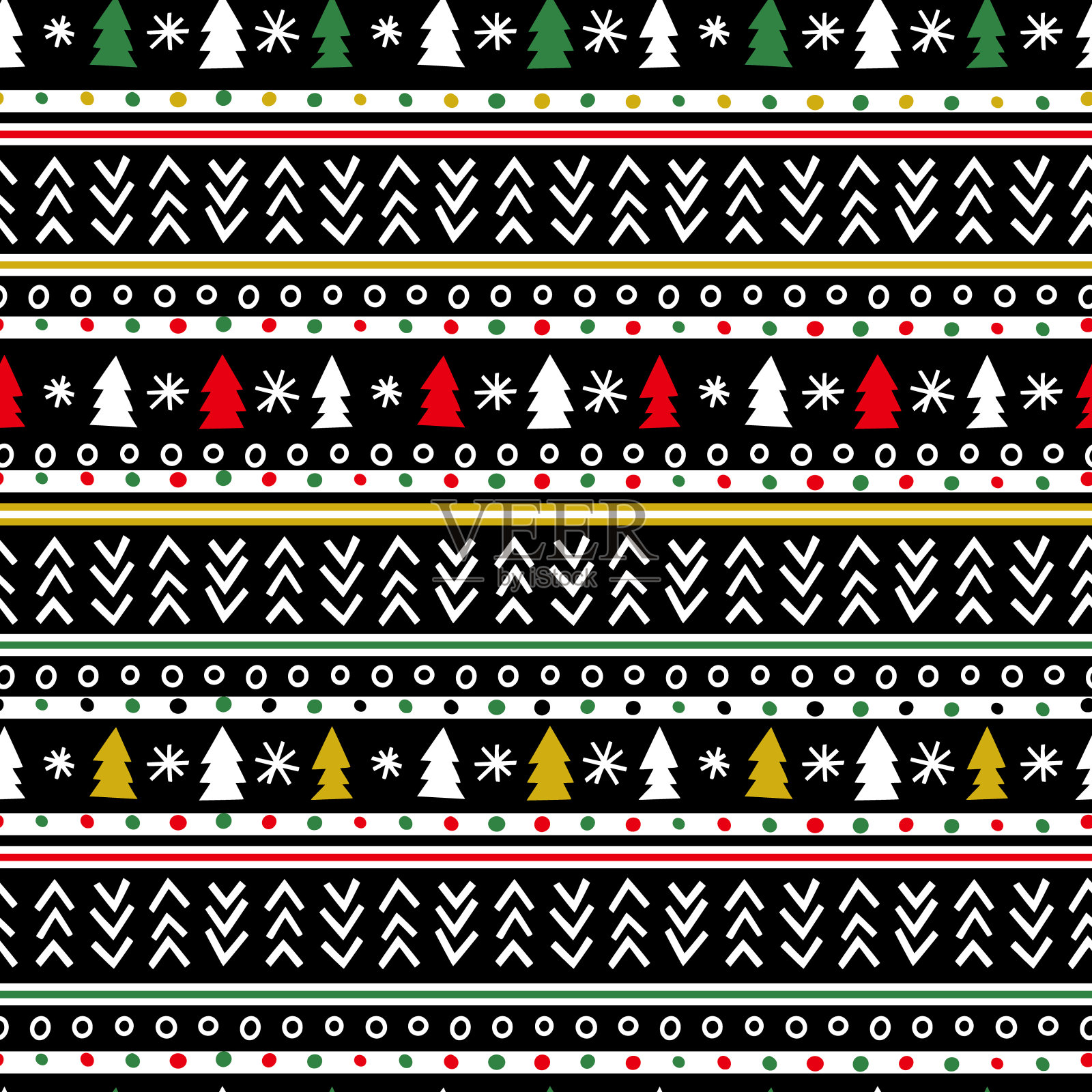 圣诞背景与冬季元素插画图片素材