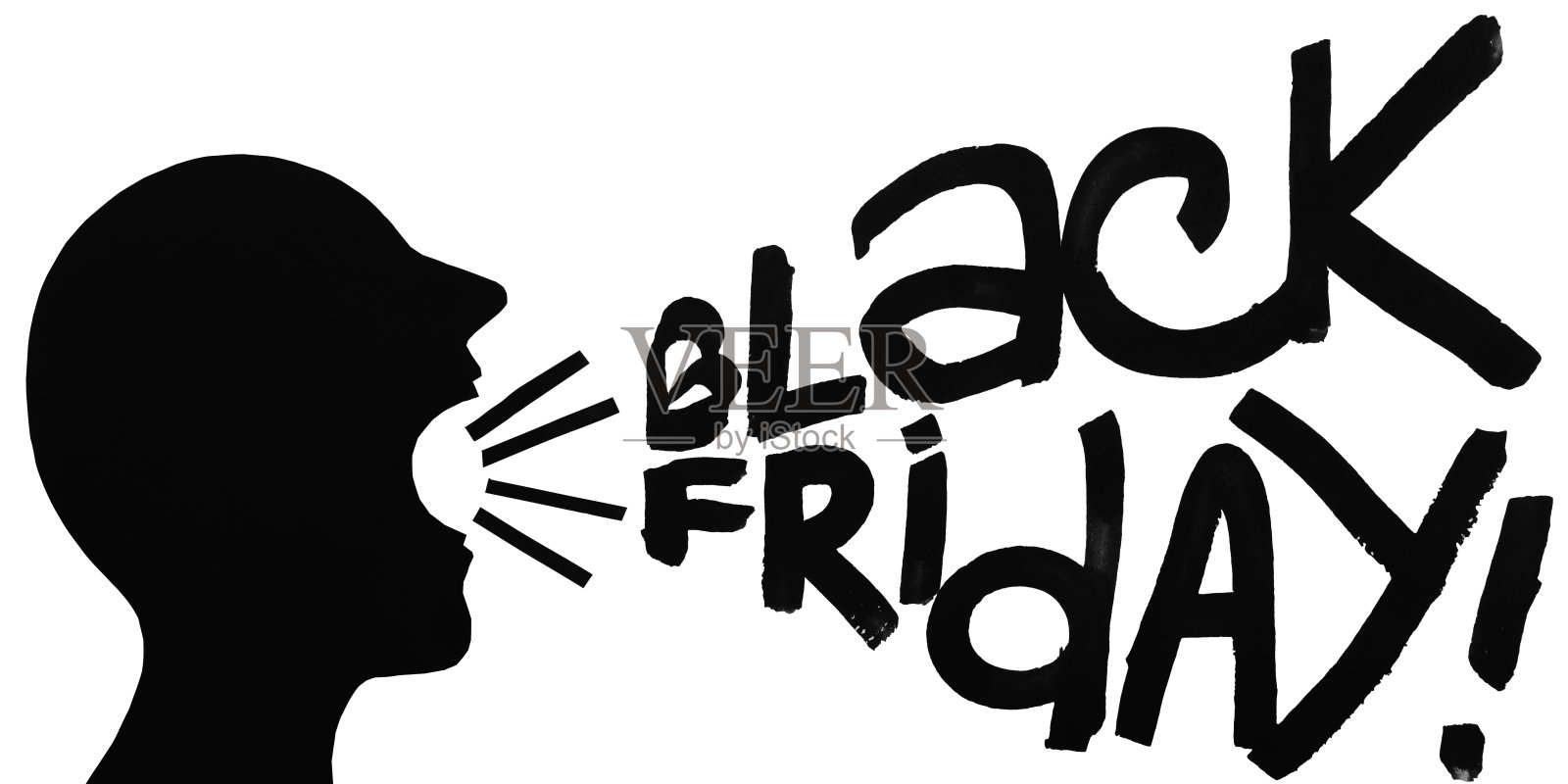 黑色星期五网络横幅插画图片素材