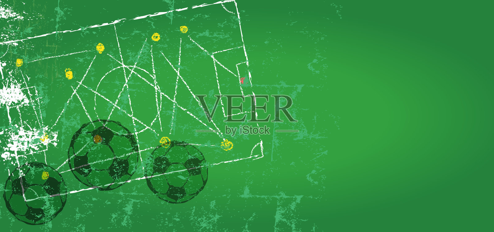 足球/足球设计模板或背景插画图片素材