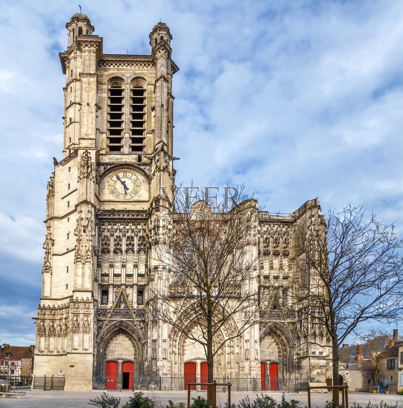 特鲁瓦大教堂、法国照片摄影图片