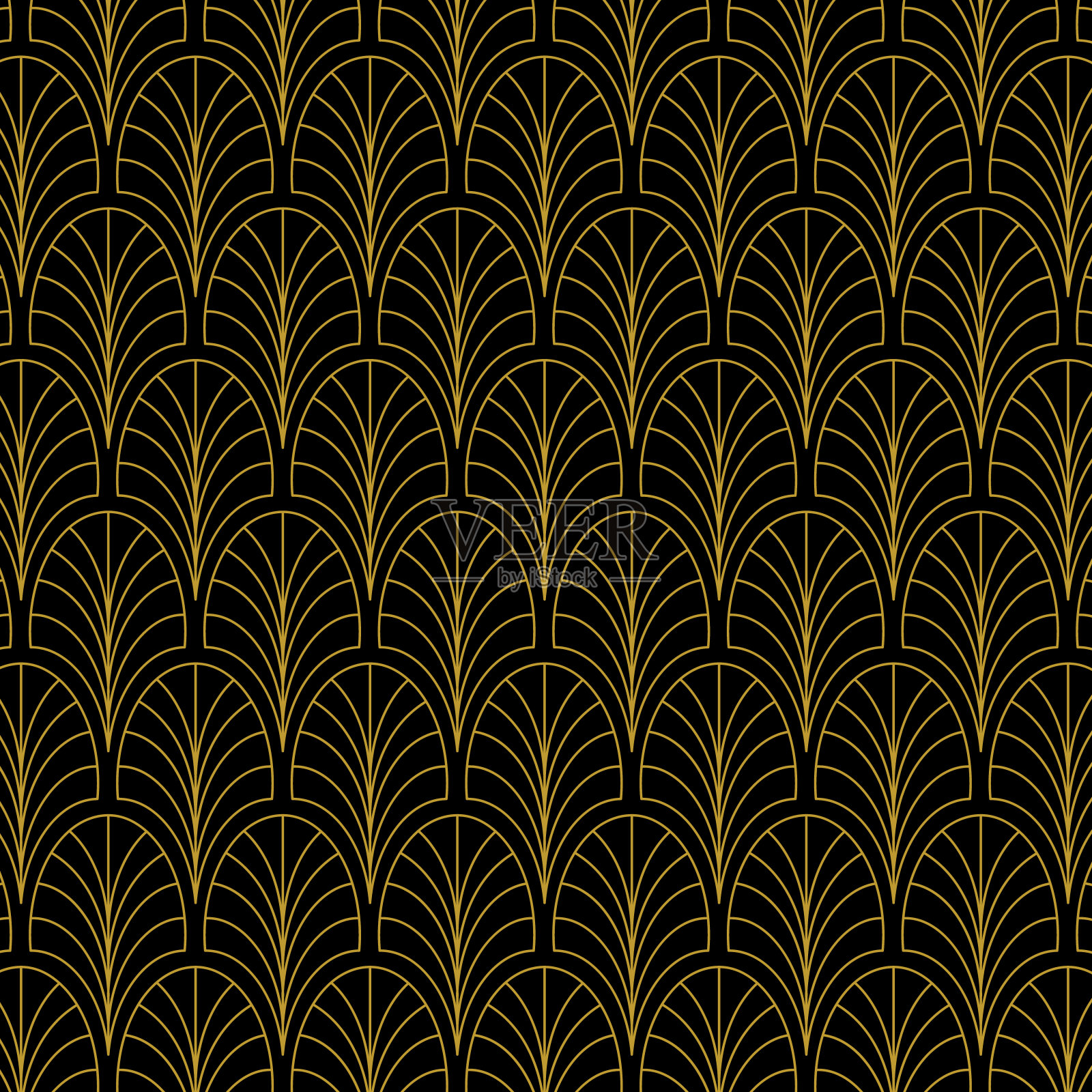 艺术装饰无缝图案插画图片素材