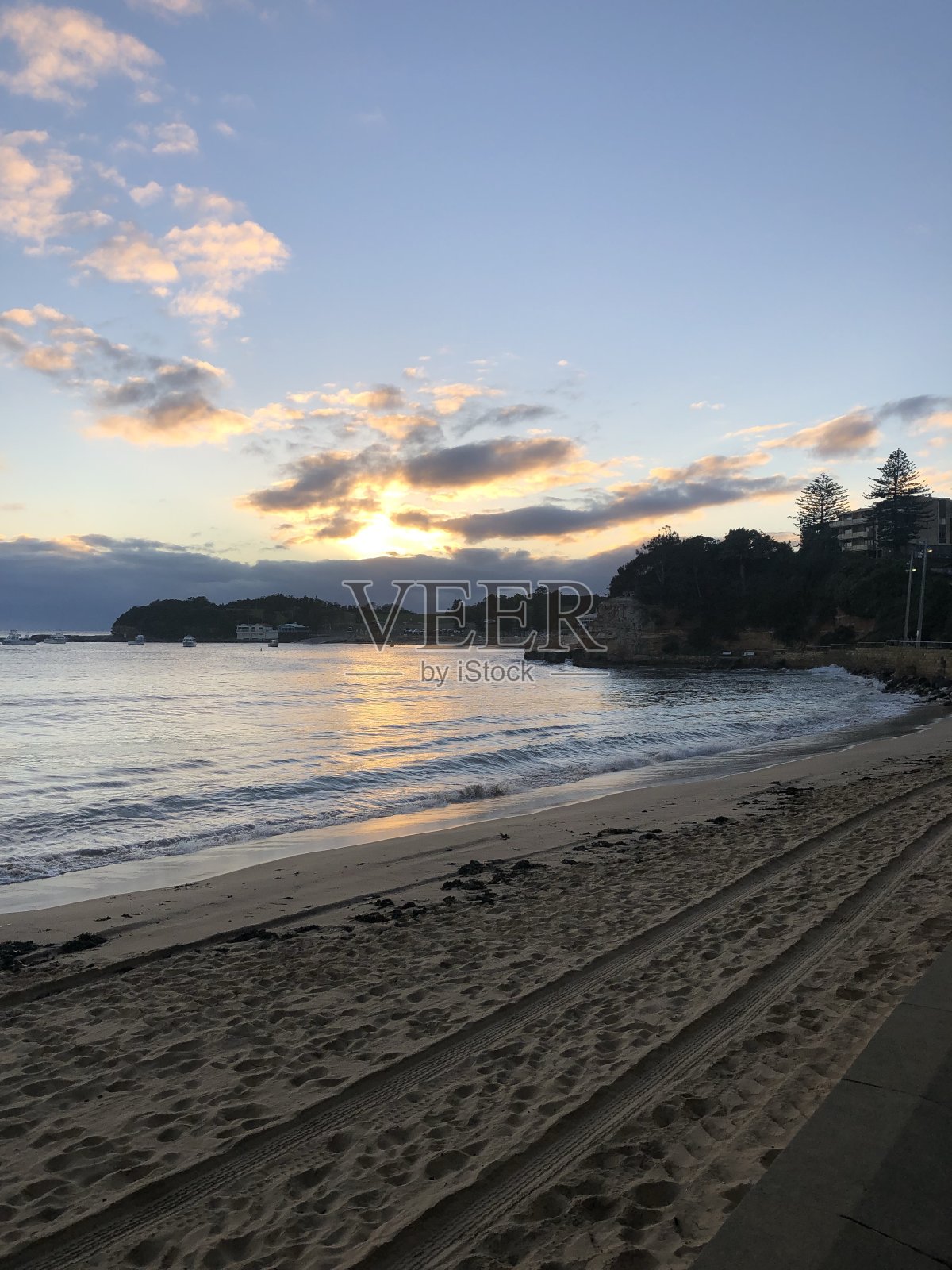 日出Terrigal海滩照片摄影图片