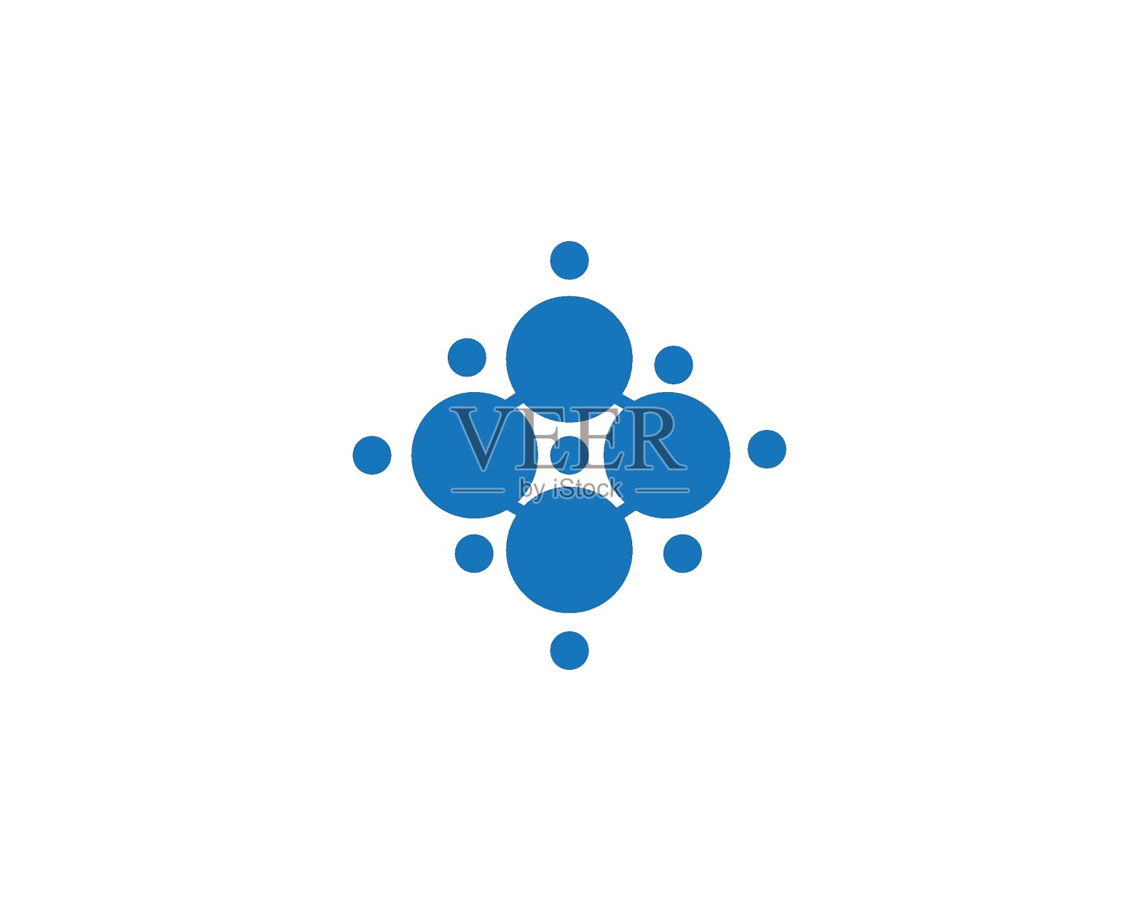 分子的图标图标素材