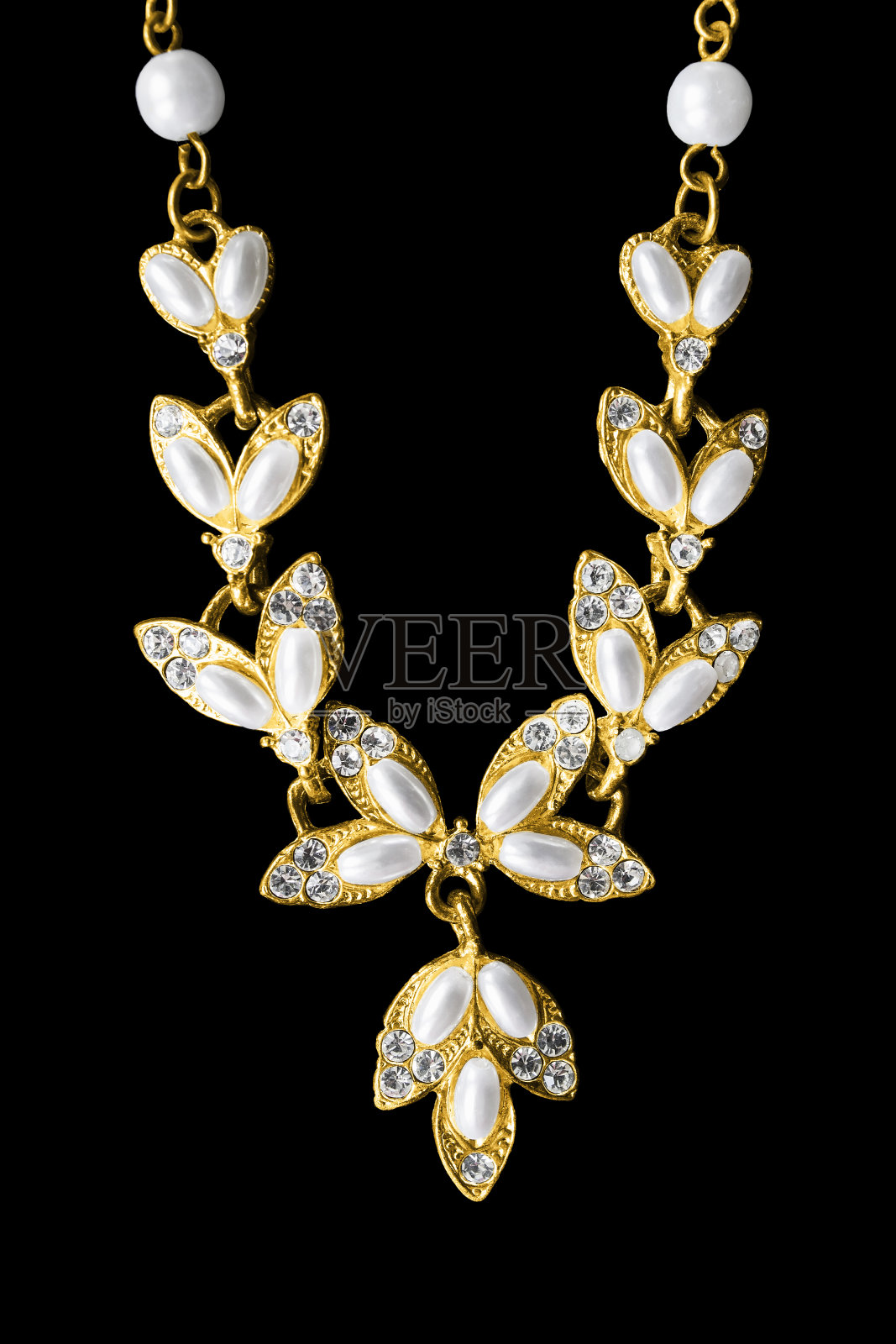 金项链孤立照片摄影图片