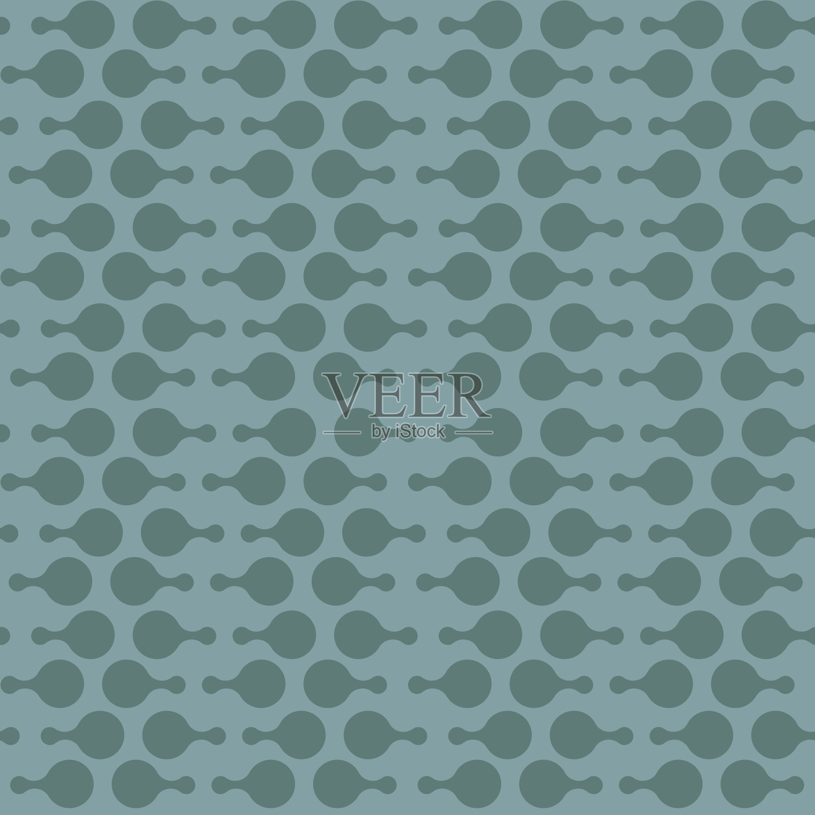 抽象的重复滴。矢量斑点无缝模式。插画图片素材