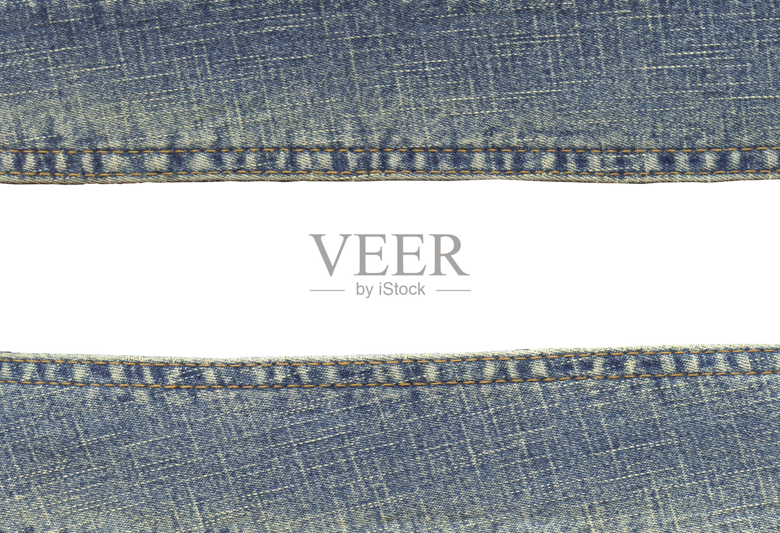 蓝色牛仔裤纹理背景。横向框架照片摄影图片