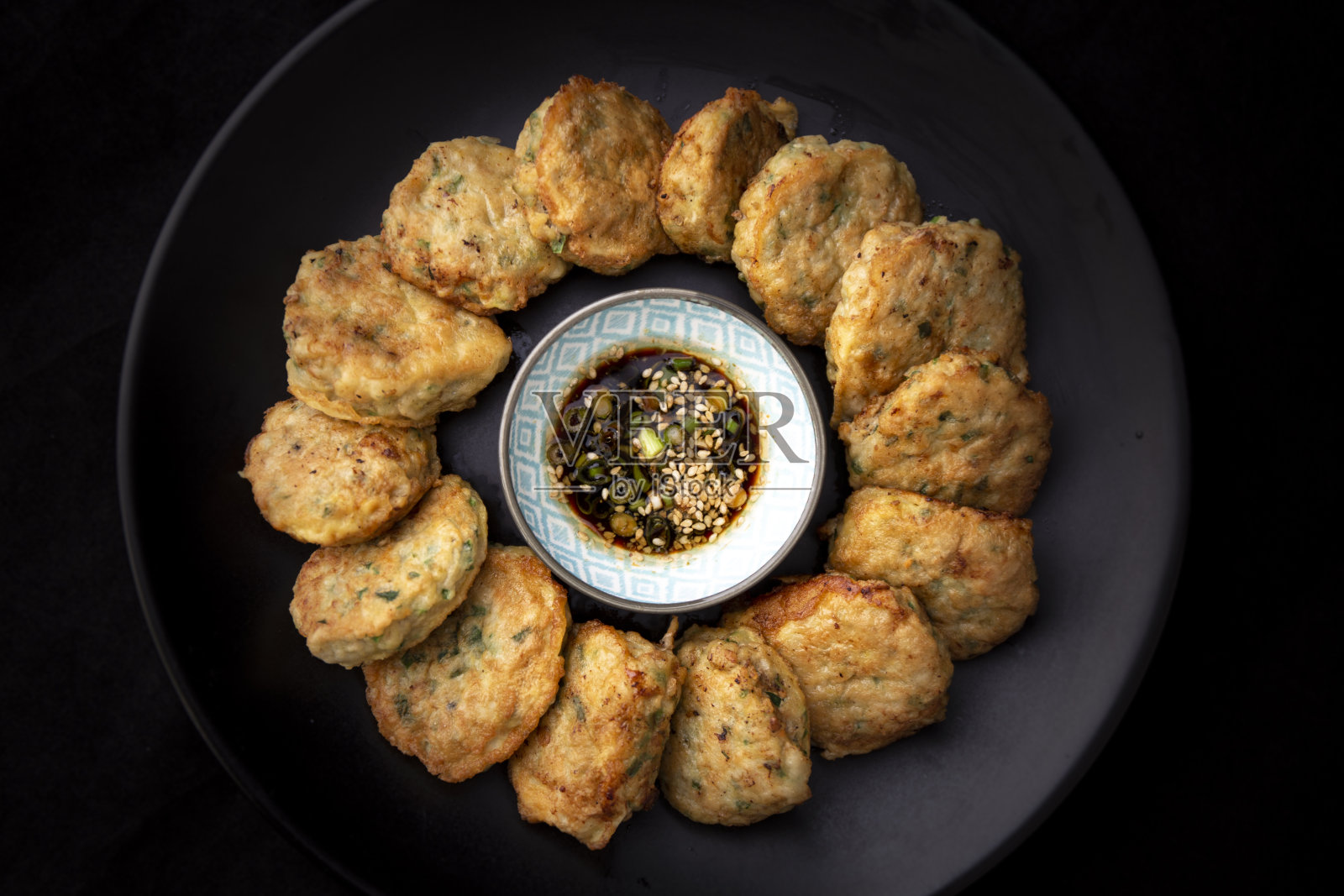 韩式美味煎饼照片摄影图片