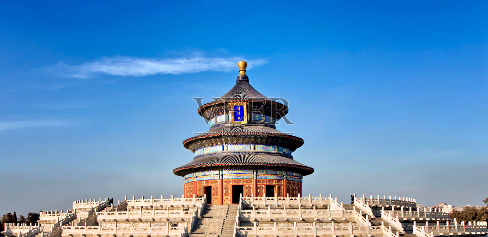 中国古代天坛。照片摄影图片