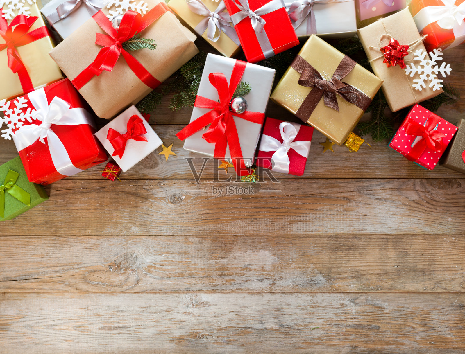 丰富多彩的礼物包照片摄影图片