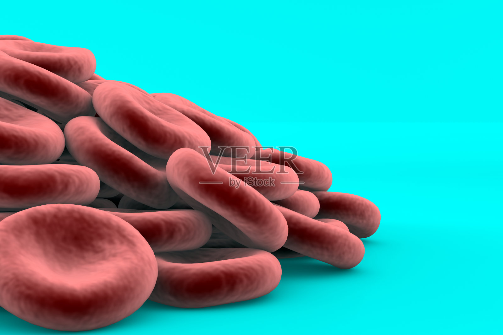 血细胞概念3D渲染照片摄影图片