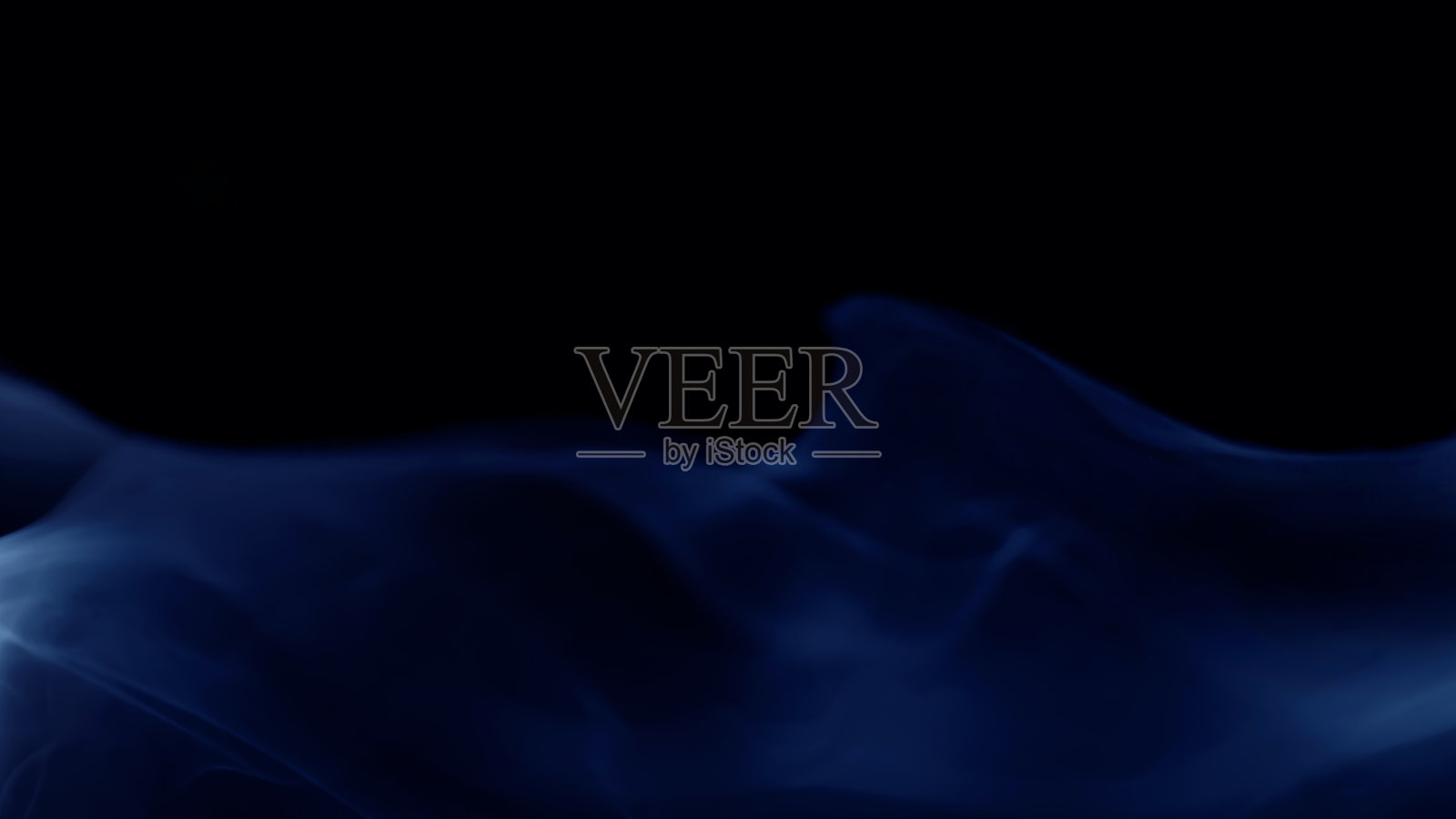 抽象效果纹理平滑波浪蓝色烟雾背景。照片摄影图片