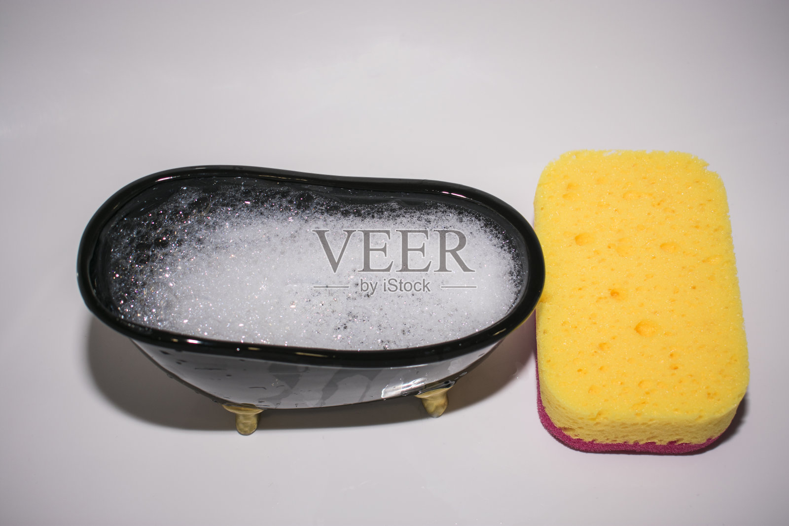 黑色的浴缸照片摄影图片