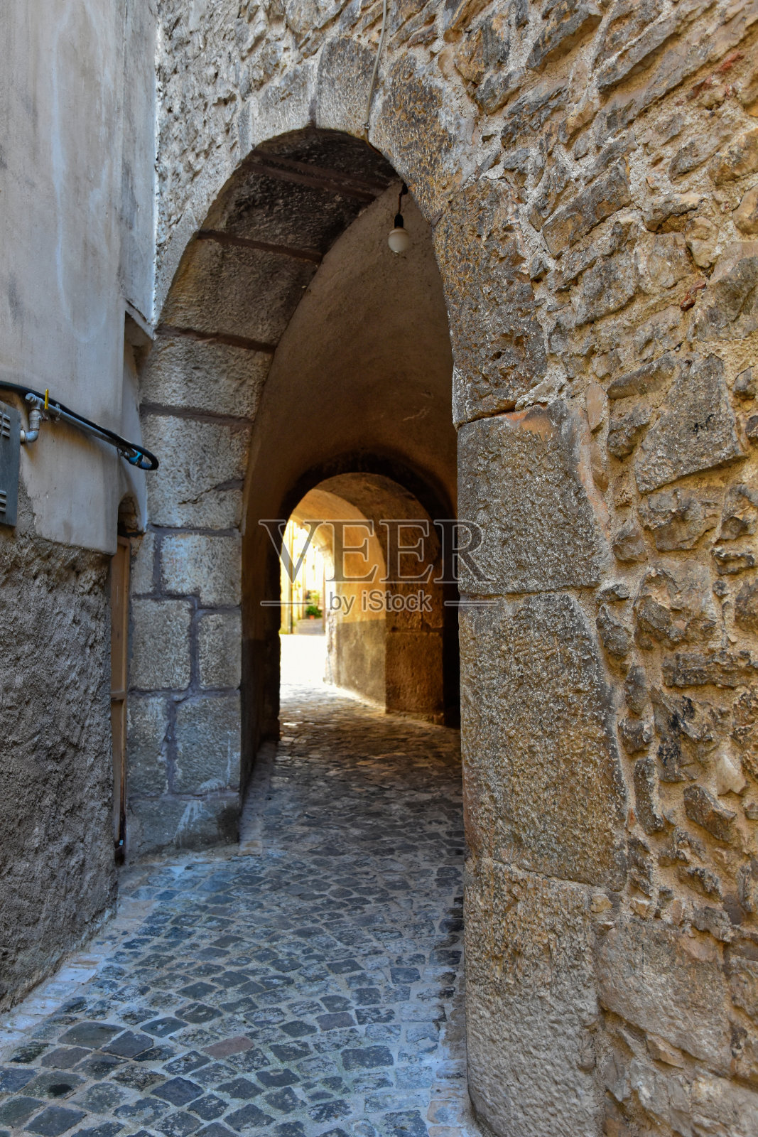 去古老的意大利村庄旅游照片摄影图片