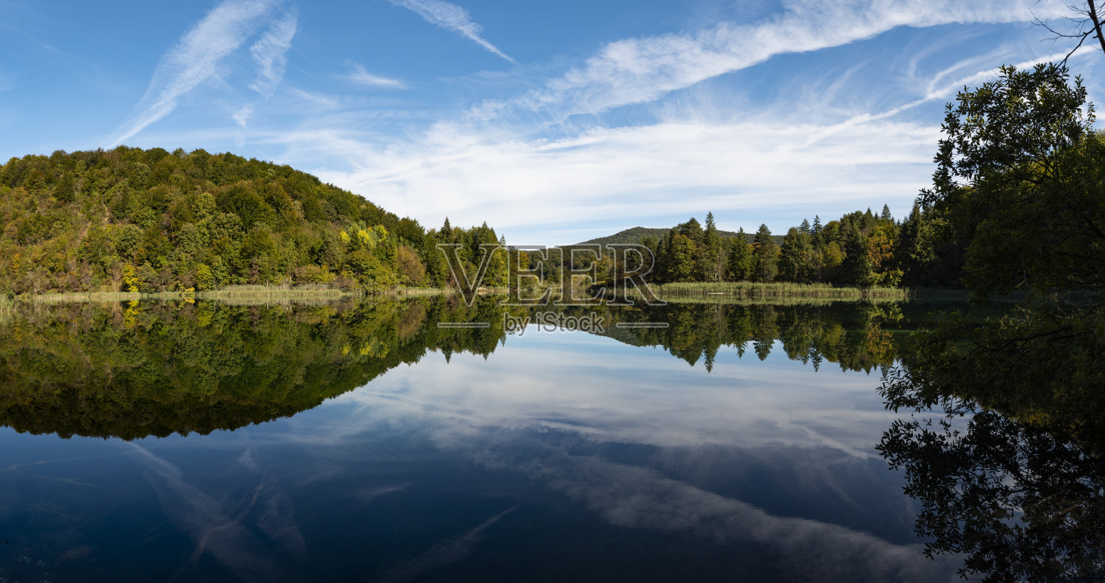 克罗地亚的Plitvice湖国家公园照片摄影图片