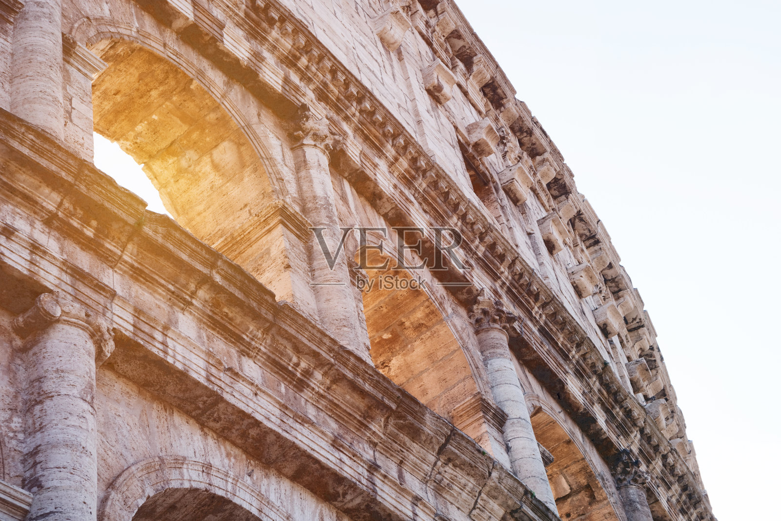 罗马斗兽场的外观照片摄影图片