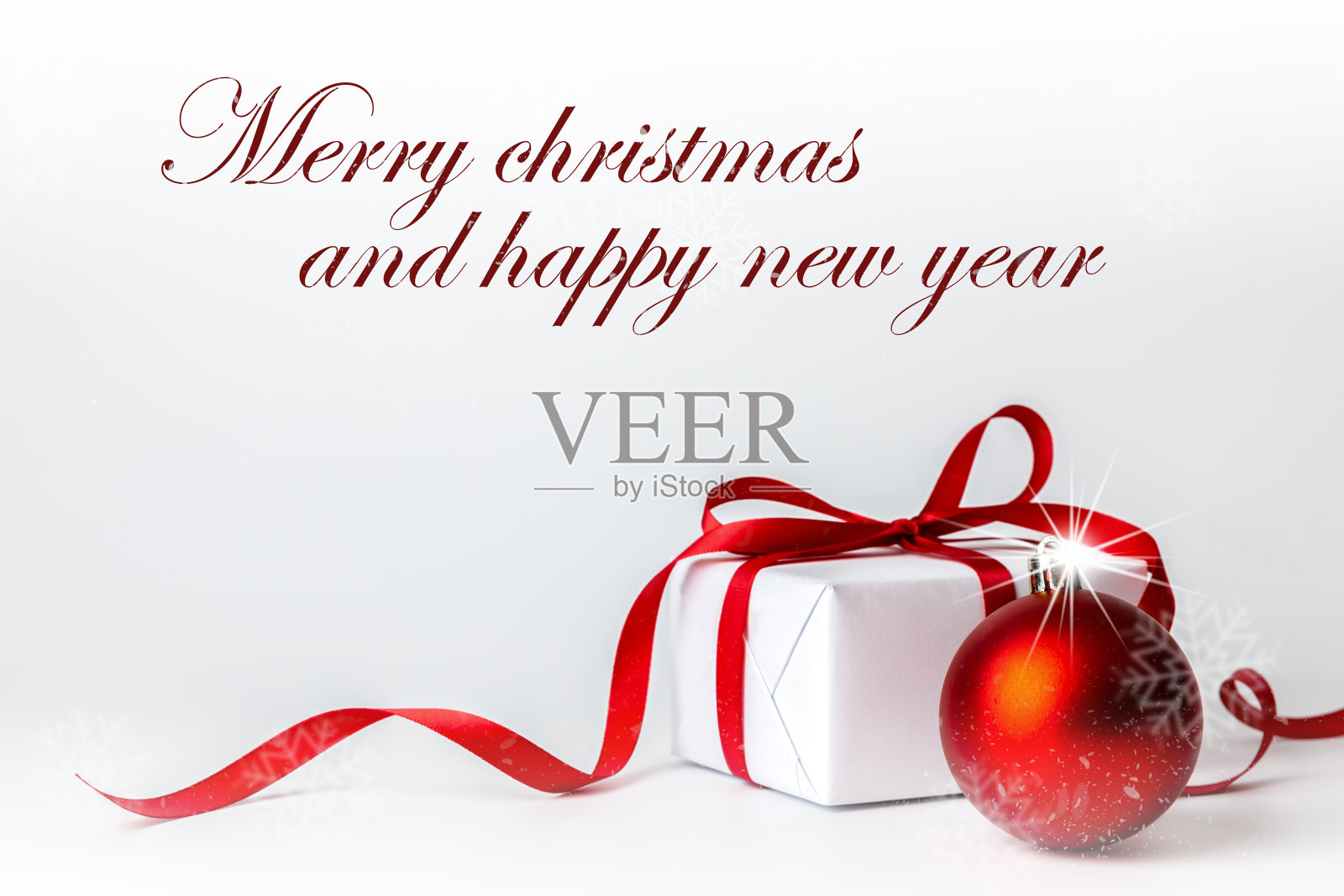 圣诞礼物的特写。圣诞快乐和新年快乐的概念。庆祝以圣诞为主题。照片摄影图片