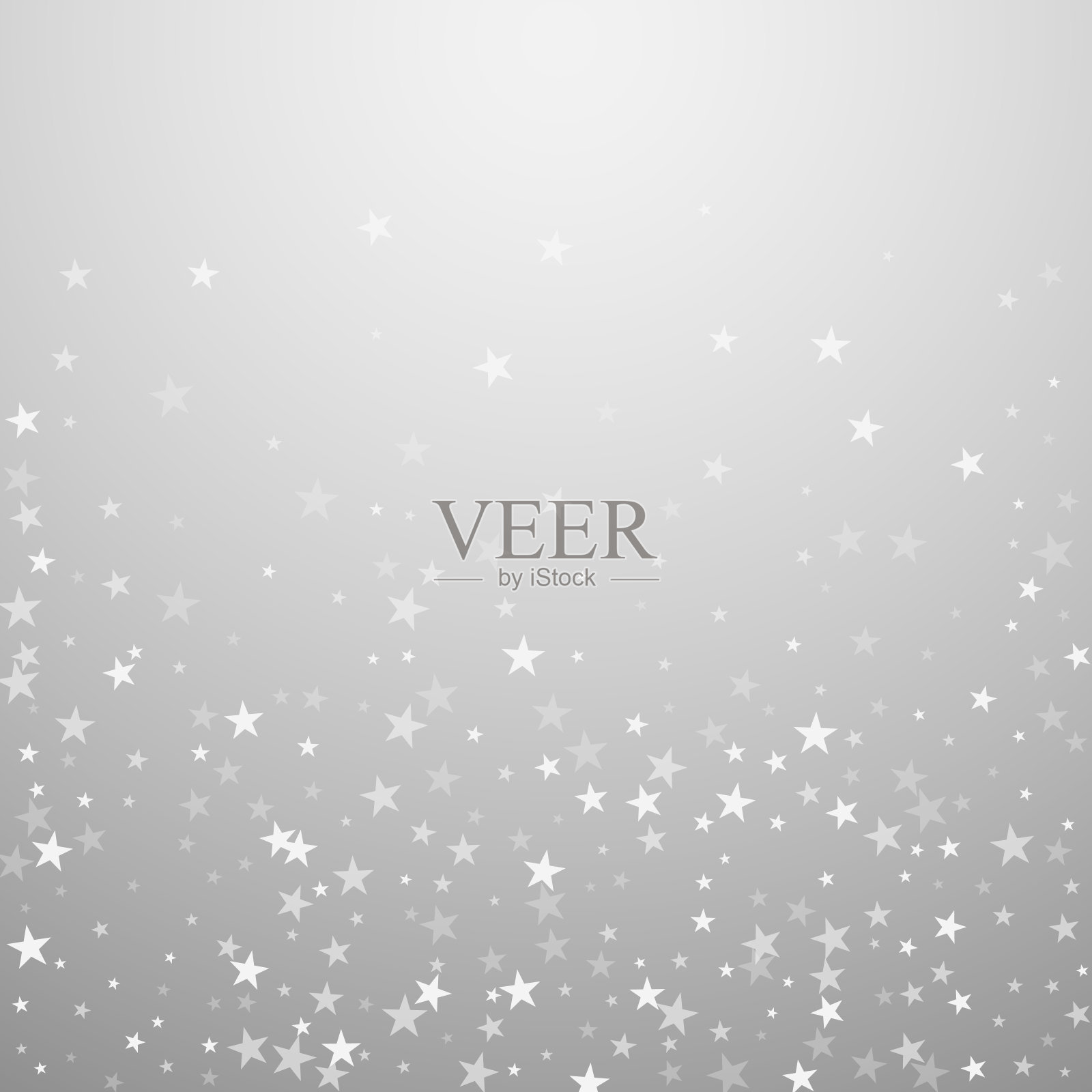 随机坠落的星星圣诞背景。微妙的插画图片素材