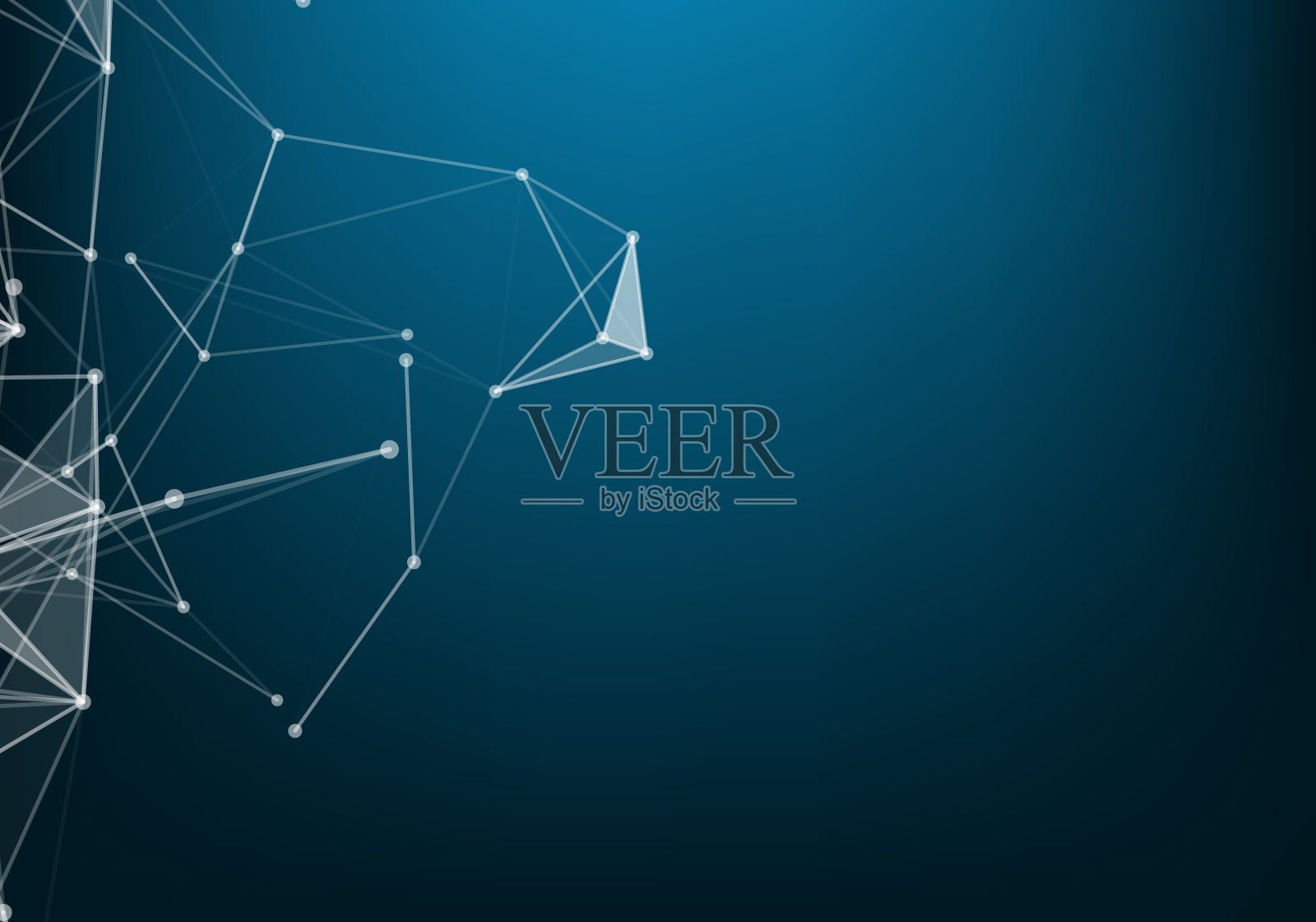 抽象多边形空间低多边形暗背景与连接的点和线。连接结构。科学。未来的多边形的背景。插画图片素材