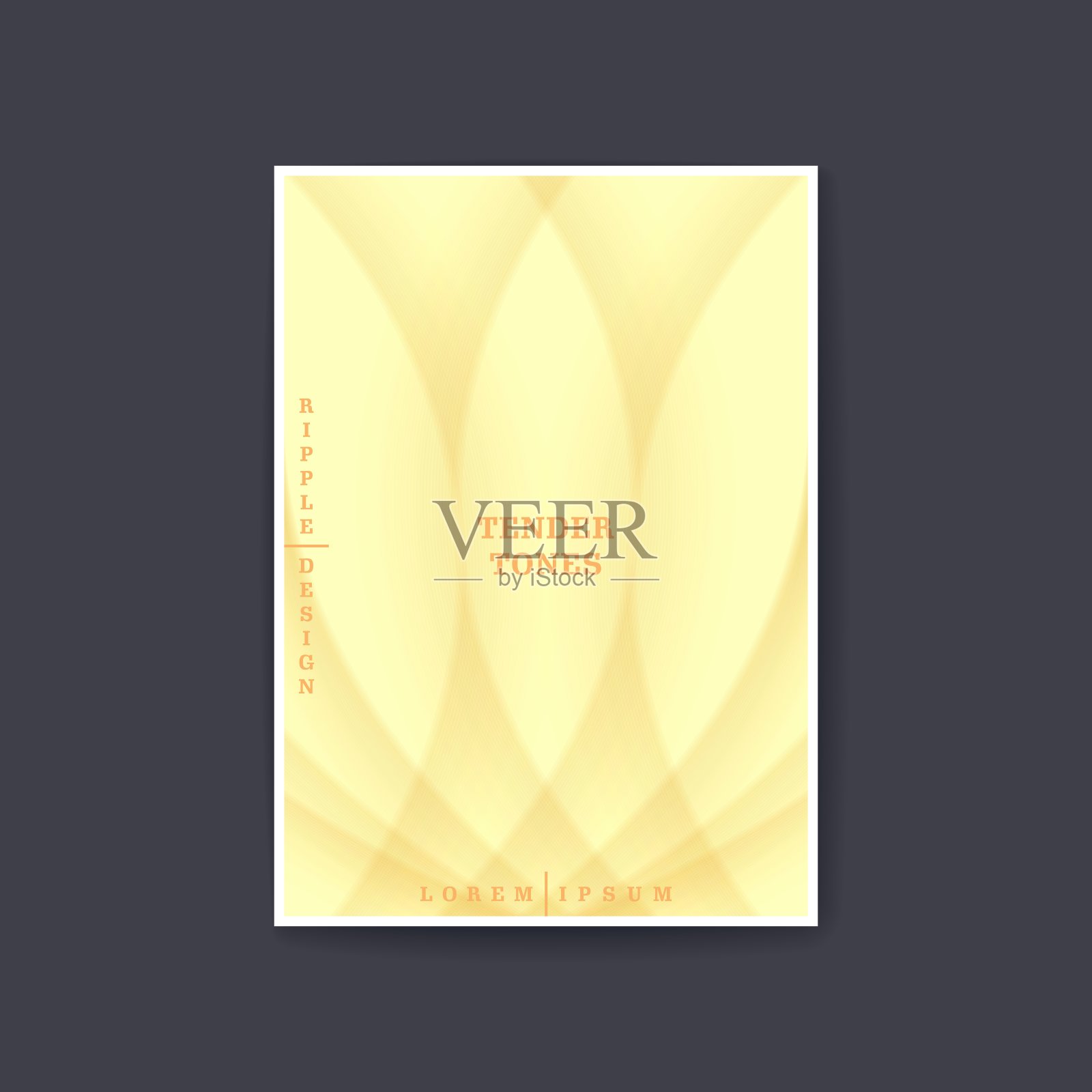 现代的封面设计。具有分层交叉效果的体积纹波模式。三维向量旗帜。插画图片素材