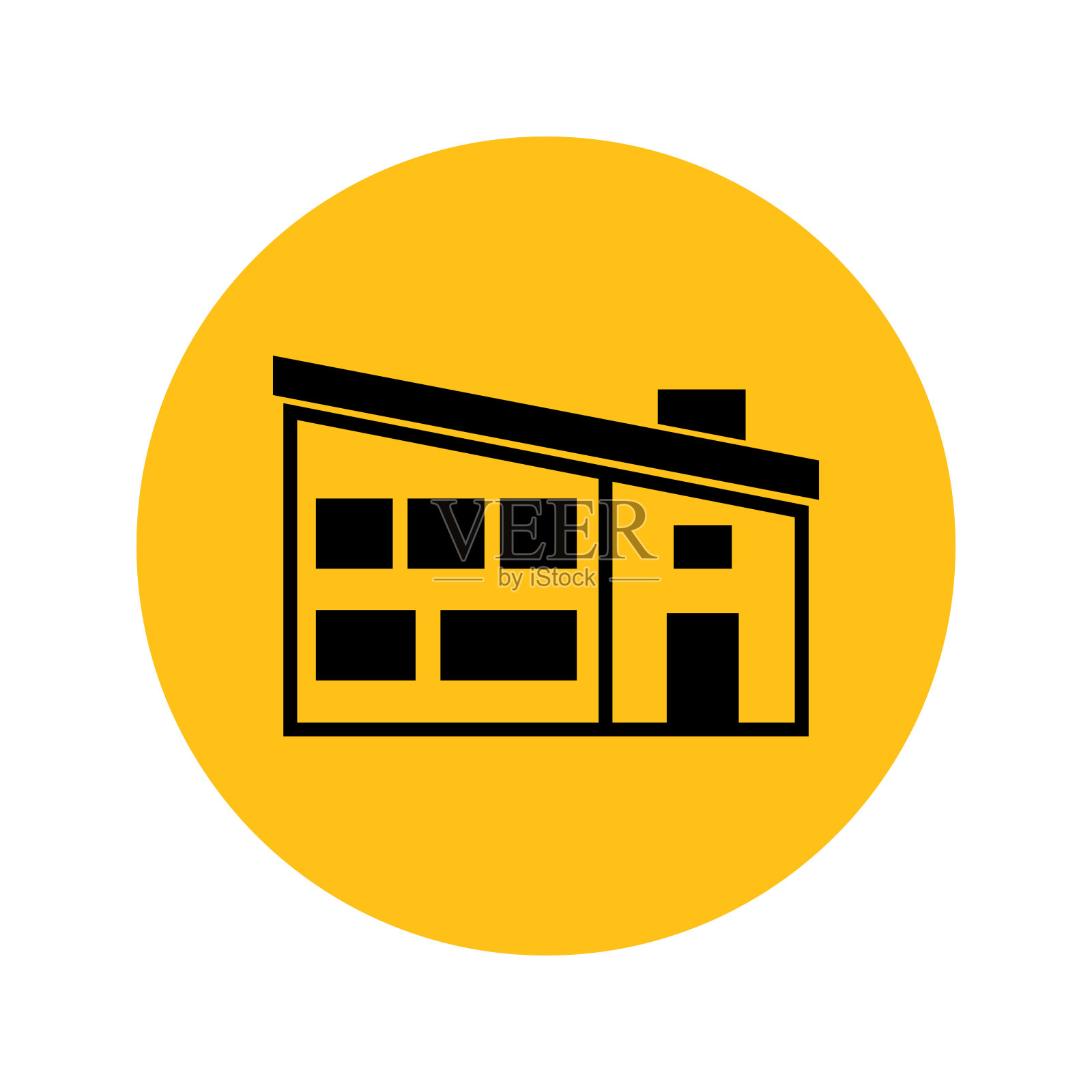 房子图标。矢量插图。图标素材