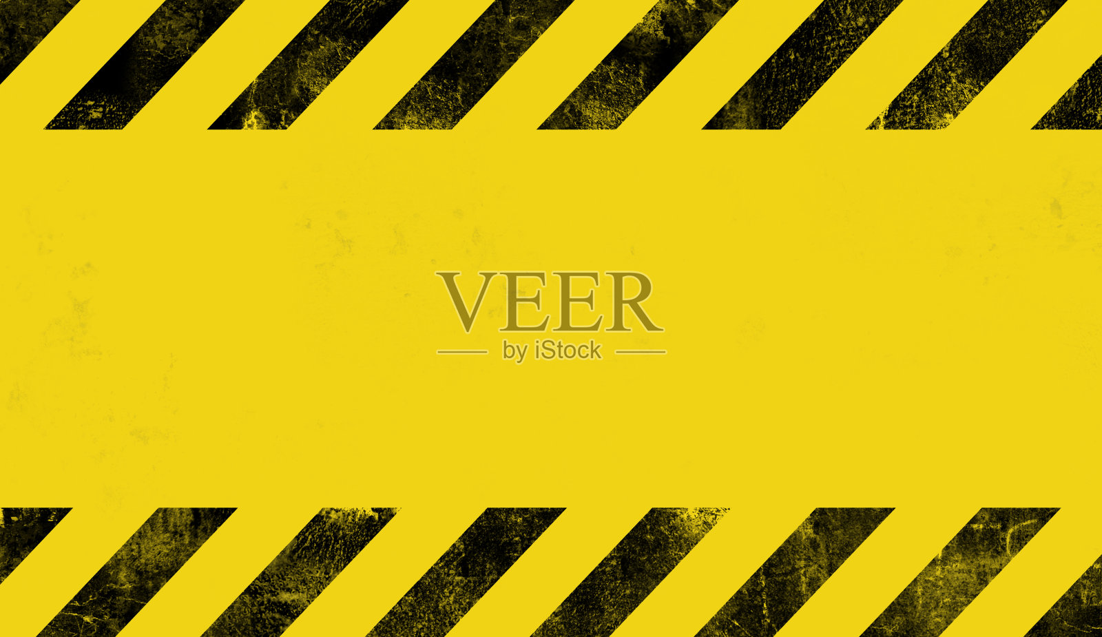 黄色预警信号。建设背景下插画图片素材