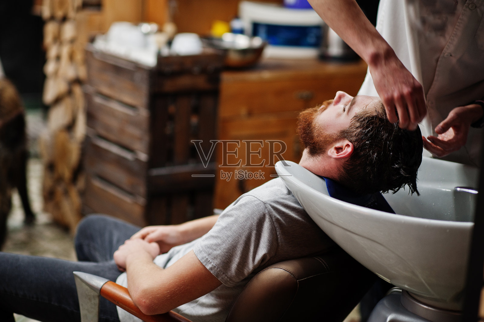 理发店的主题照片摄影图片