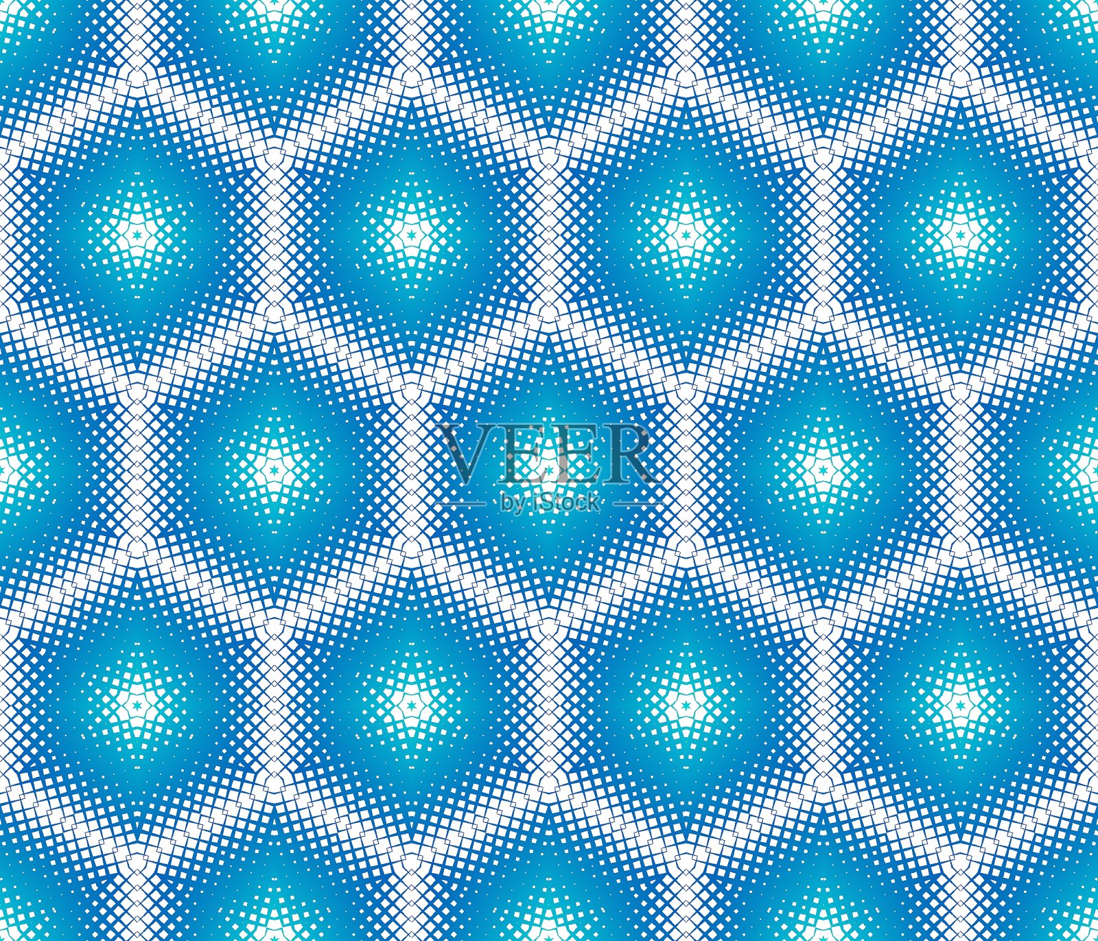 几何形状的抽象无缝图案。插画图片素材