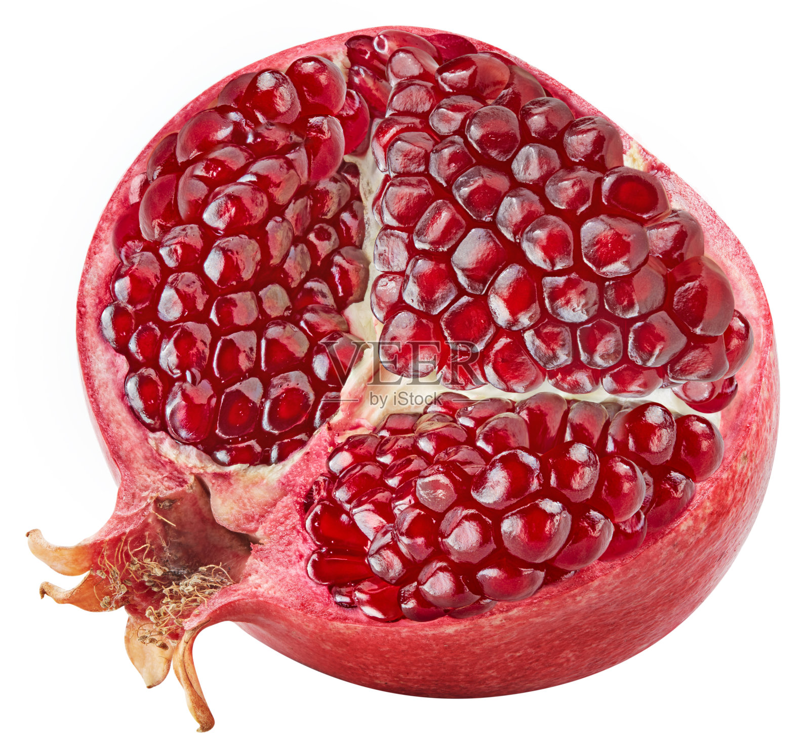 石榴果孤立照片摄影图片