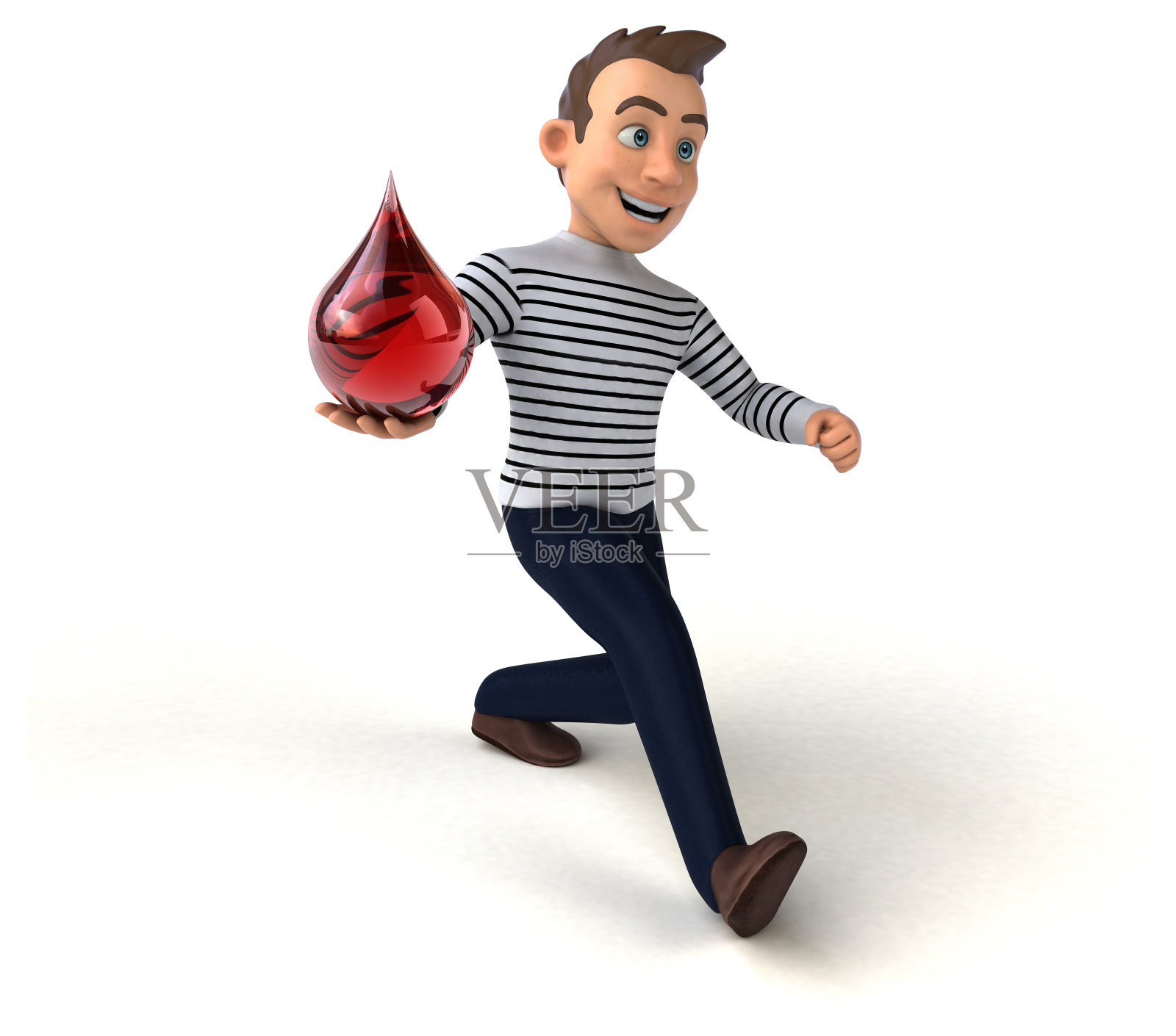 有趣的3D卡通休闲角色照片摄影图片