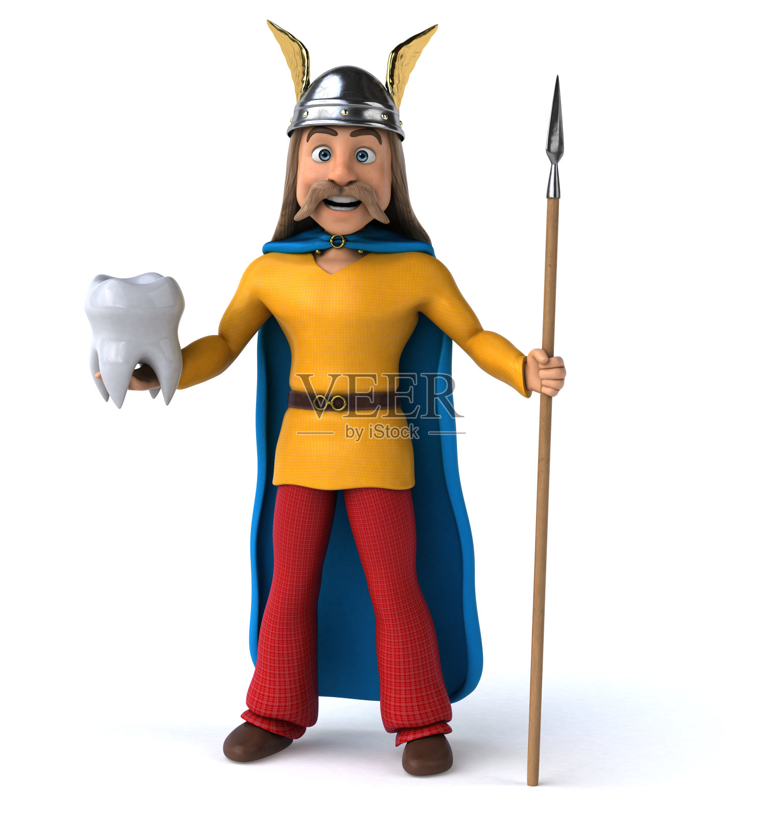 高卢乐趣- 3D插图照片摄影图片