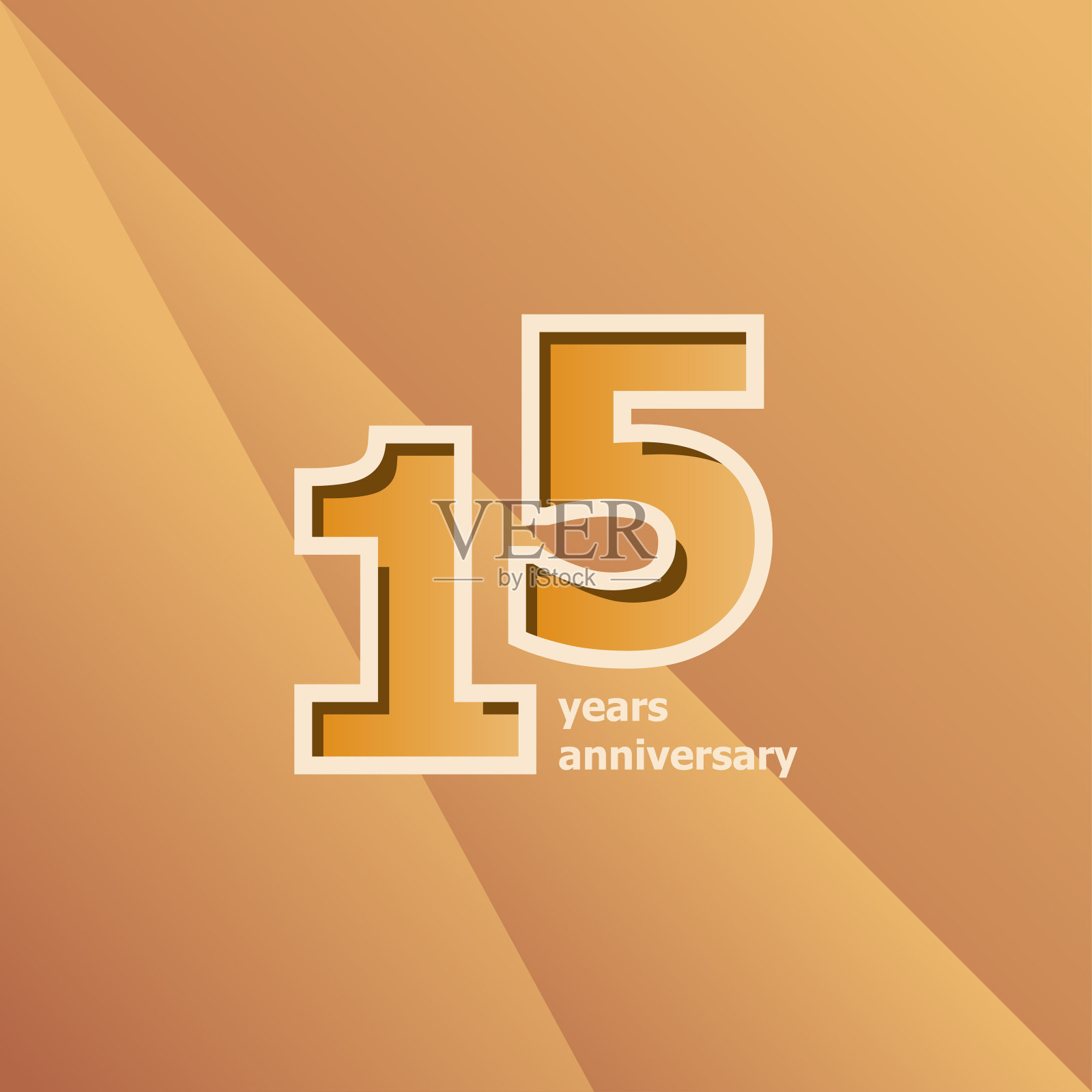 15周年矢量模板设计插图插画图片素材