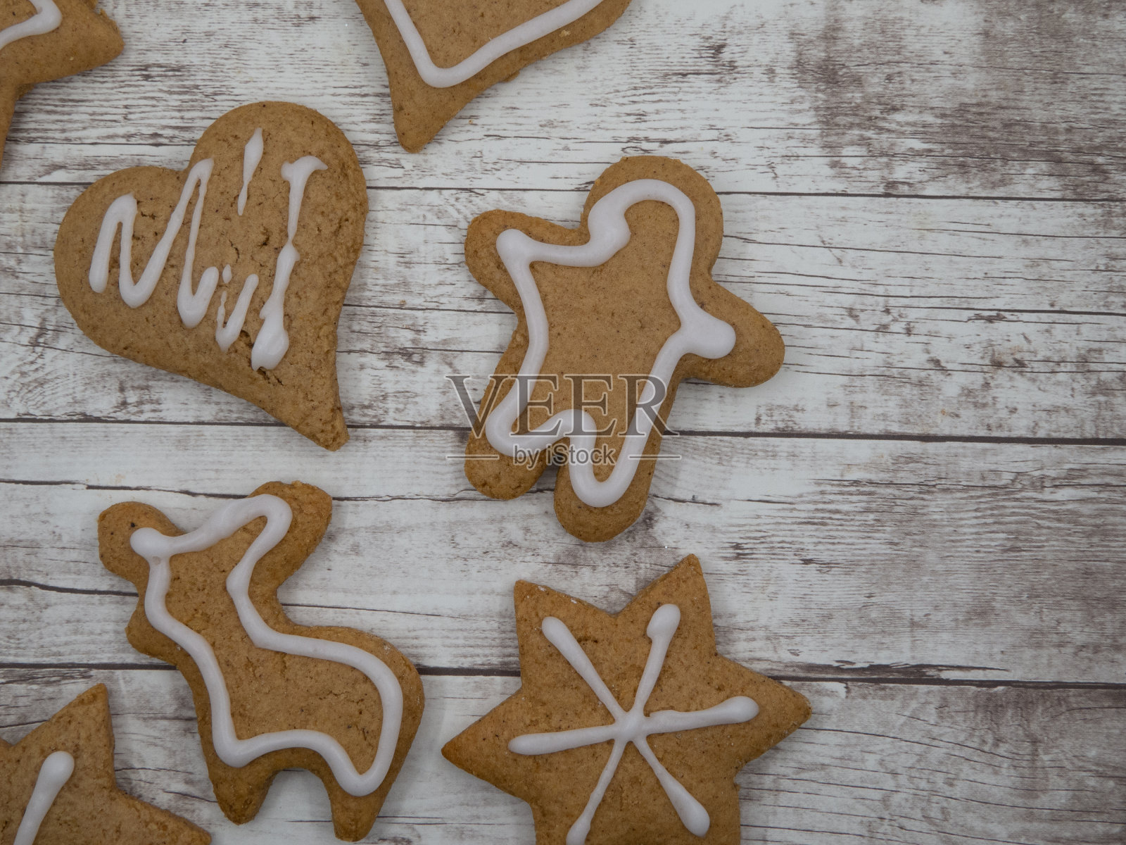 姜饼曲奇照片摄影图片