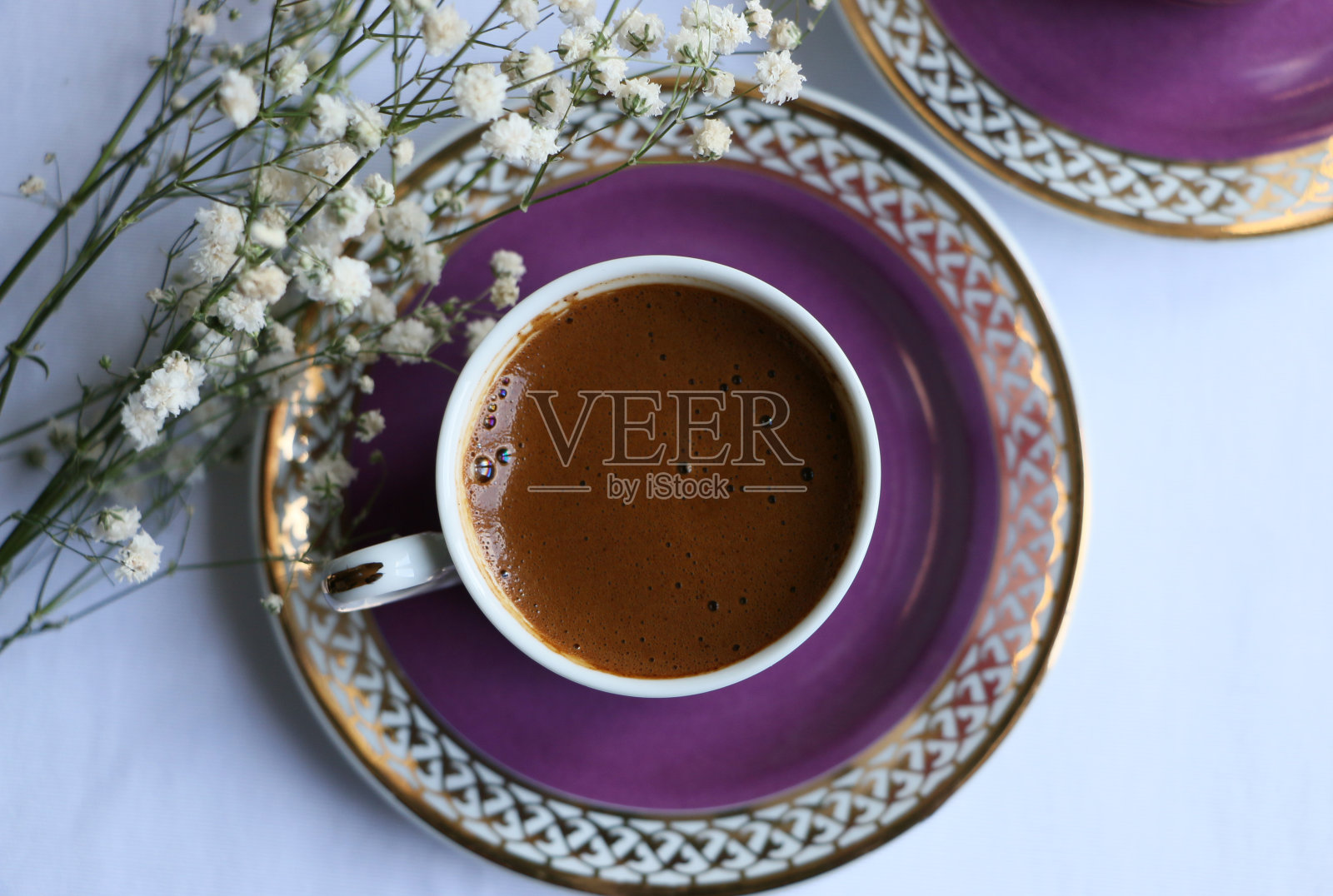 一杯土耳其咖啡照片摄影图片