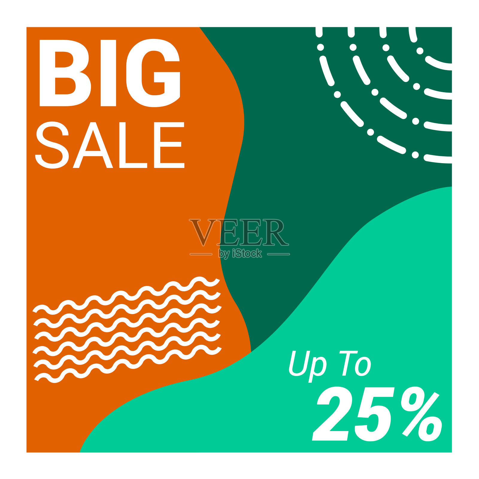 促销折扣横幅设计元素图片