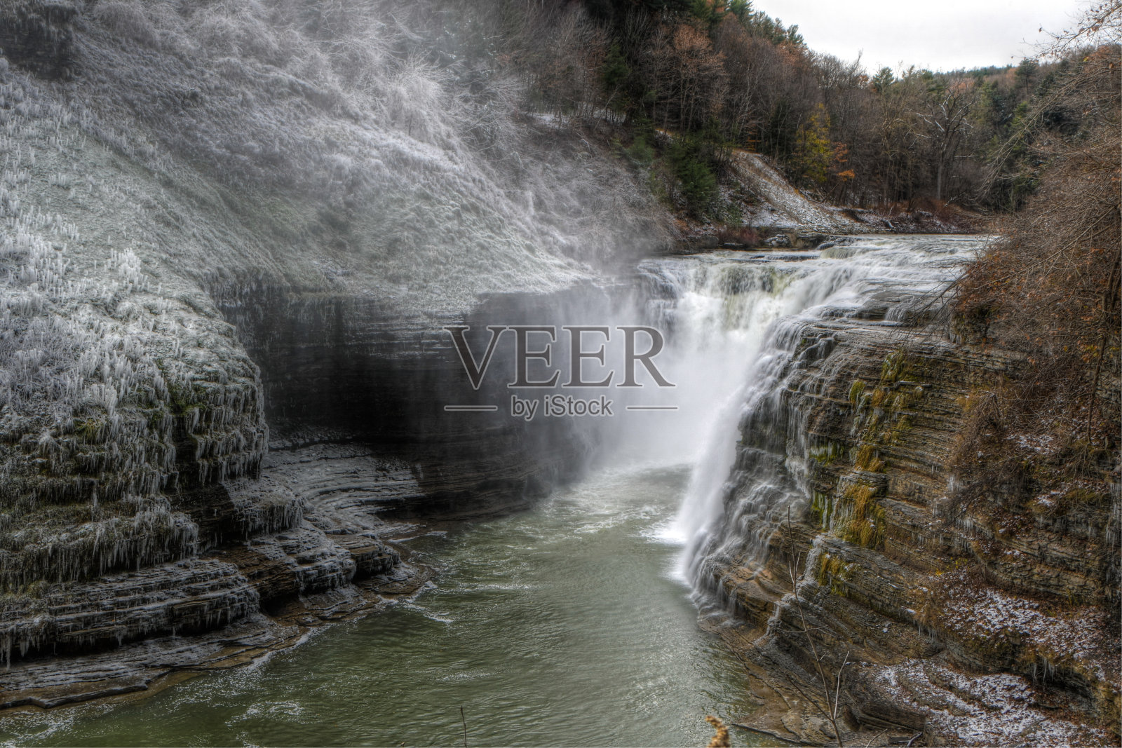 莱奇沃思州立公园上瀑布2照片摄影图片