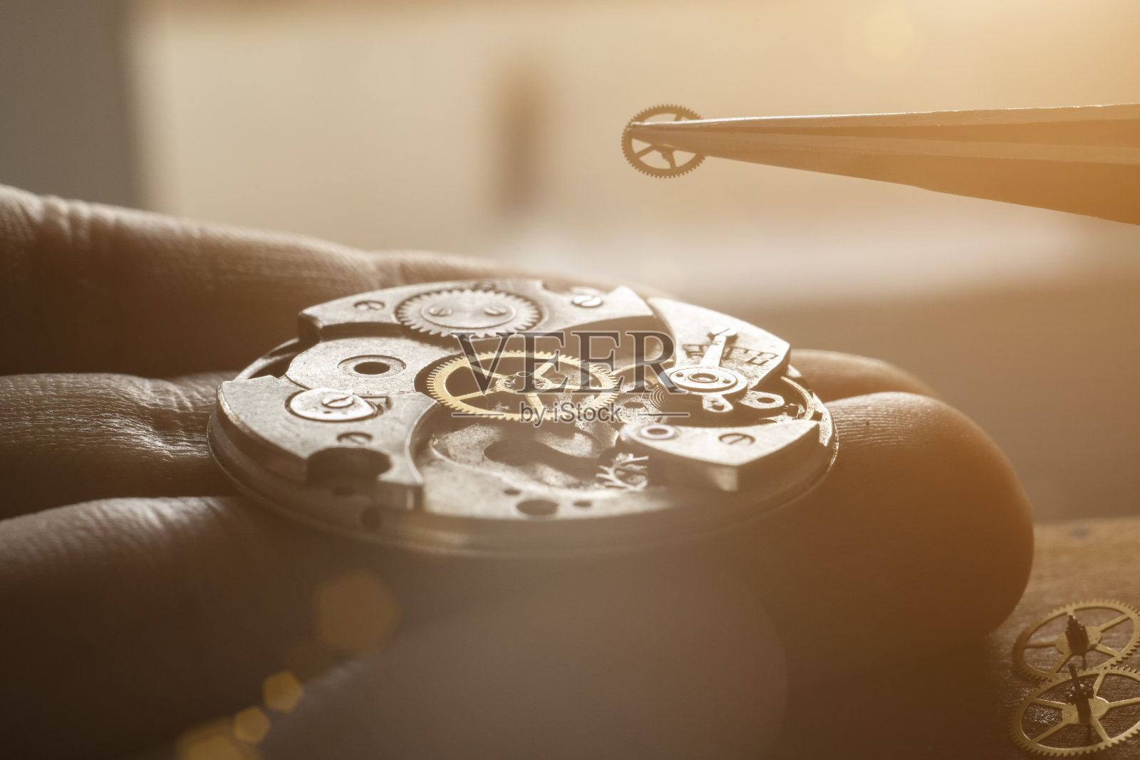 机械手表维修工坊照片摄影图片