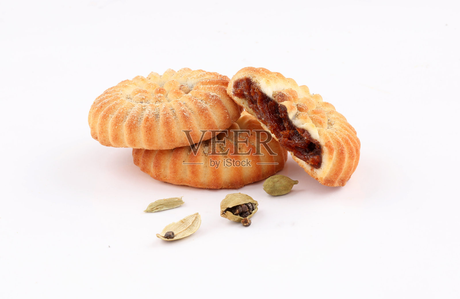 三颗小豆蔻照片摄影图片