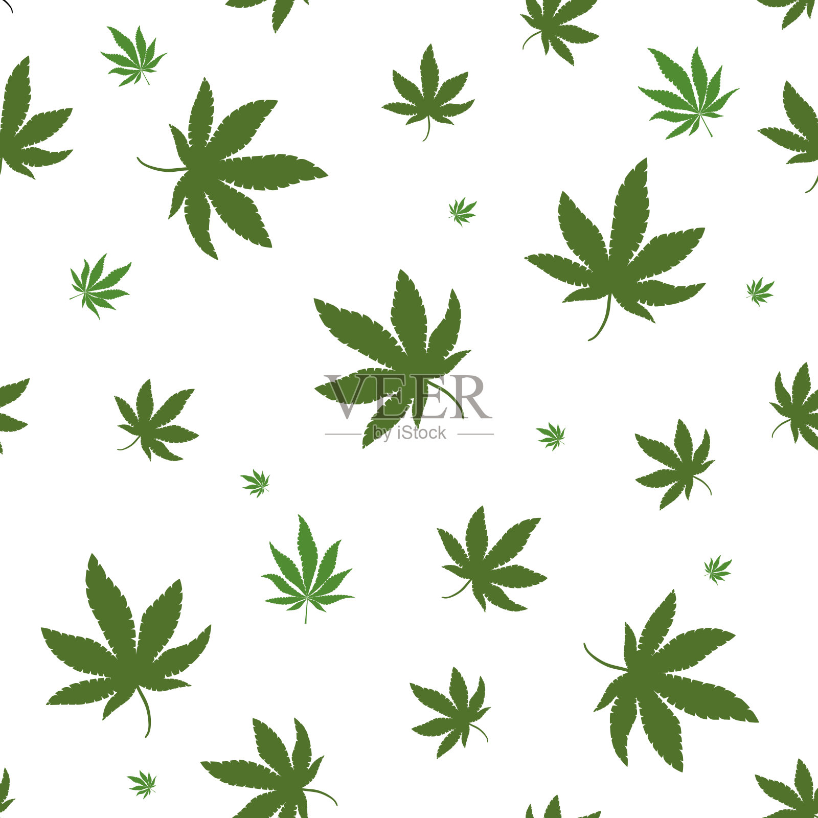 新年和圣诞贺卡由蓝色和灰色的双色雪花在白色的背景。矢量图插画图片素材