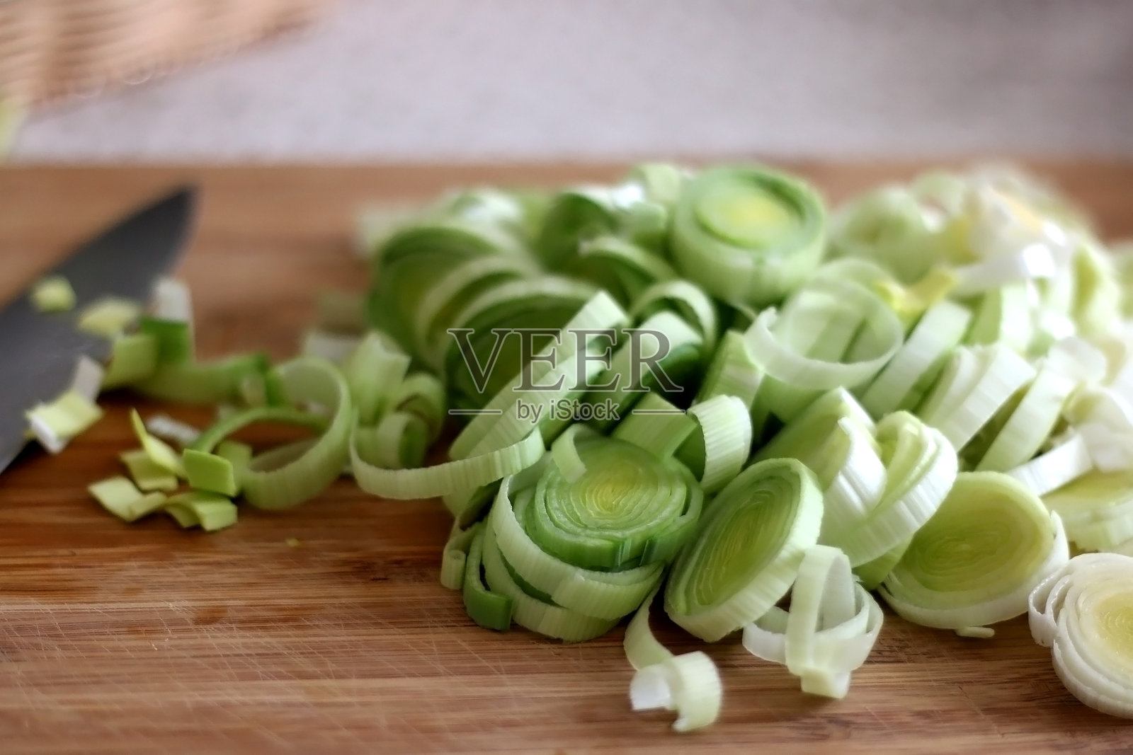 切碎的韭菜照片摄影图片
