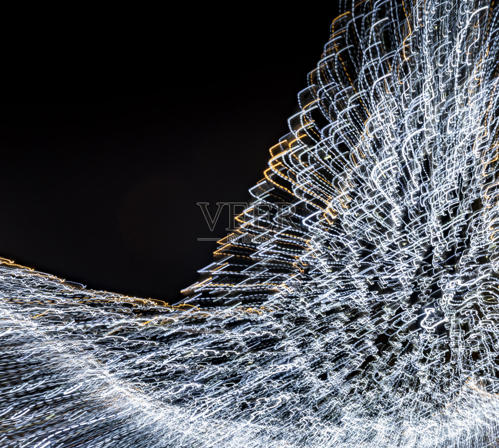 2019年伦敦摄政街圣诞彩灯照片摄影图片