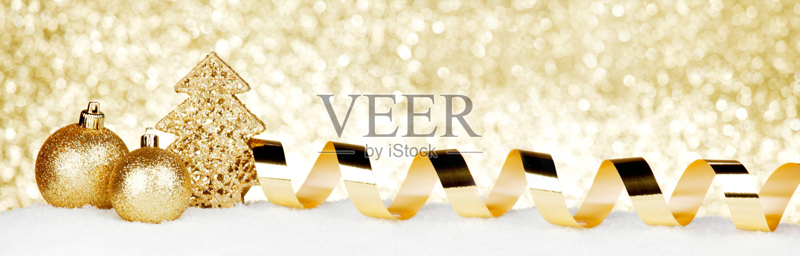 金色圣诞贺卡照片摄影图片