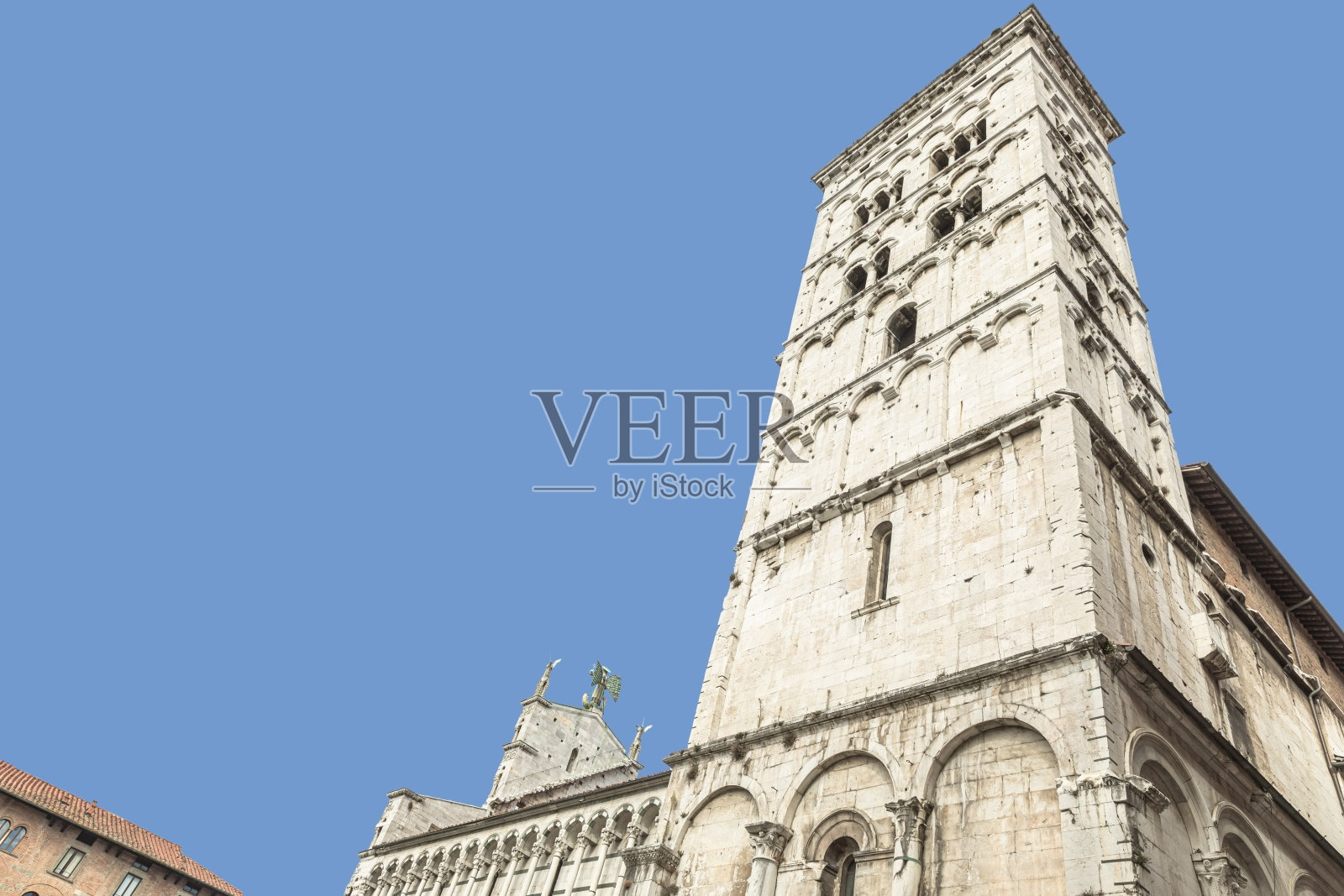 意大利卢卡圣米歇尔教堂照片摄影图片