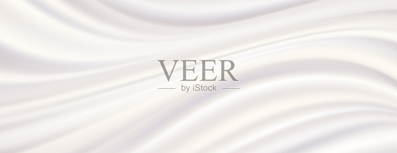 抽象的白色织物。婚礼灰色和珍珠背景。奢华的缎子和丝绸质地。柔软波背景。插画图片素材