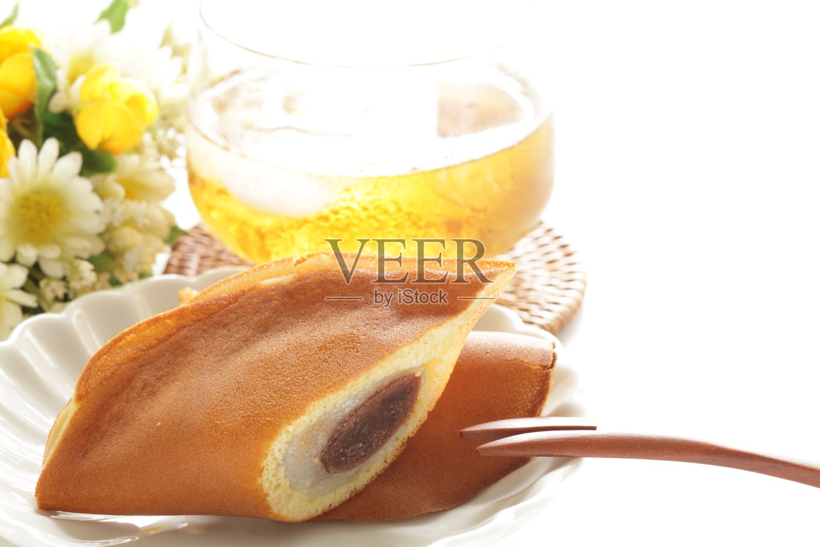 日本糖果，鱼形蛋糕照片摄影图片