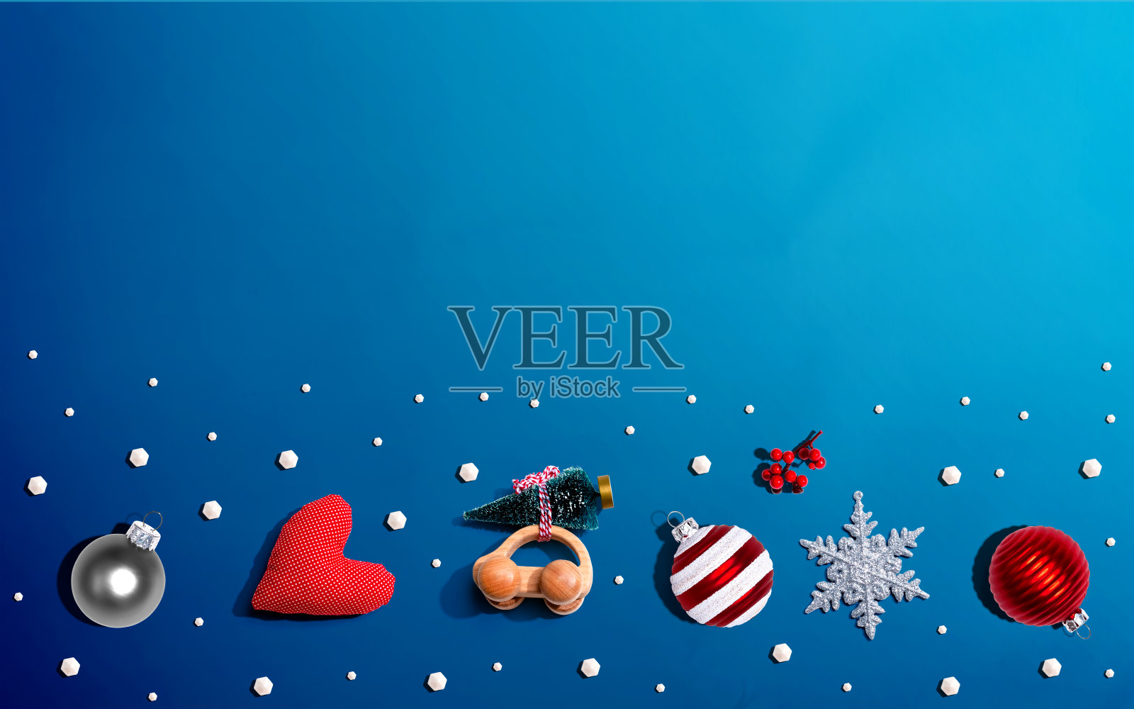 圣诞装饰品收藏照片摄影图片