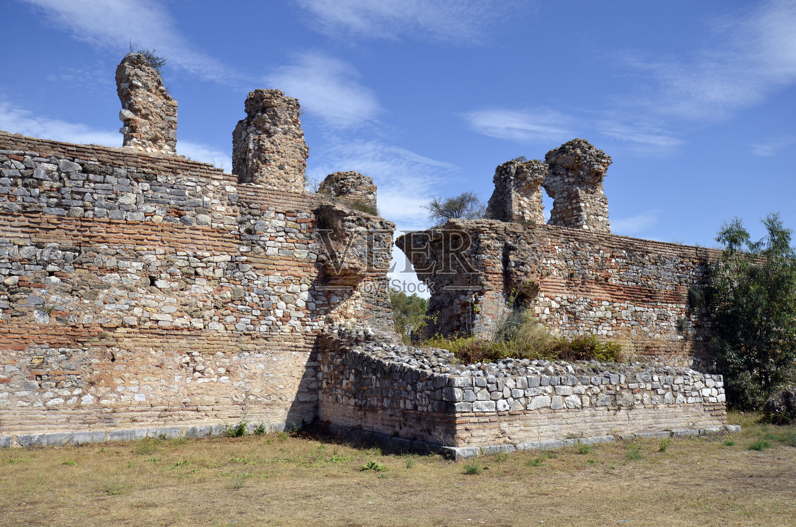 希腊，伊庇鲁斯，古代的尼科波利斯又名尼科波利照片摄影图片
