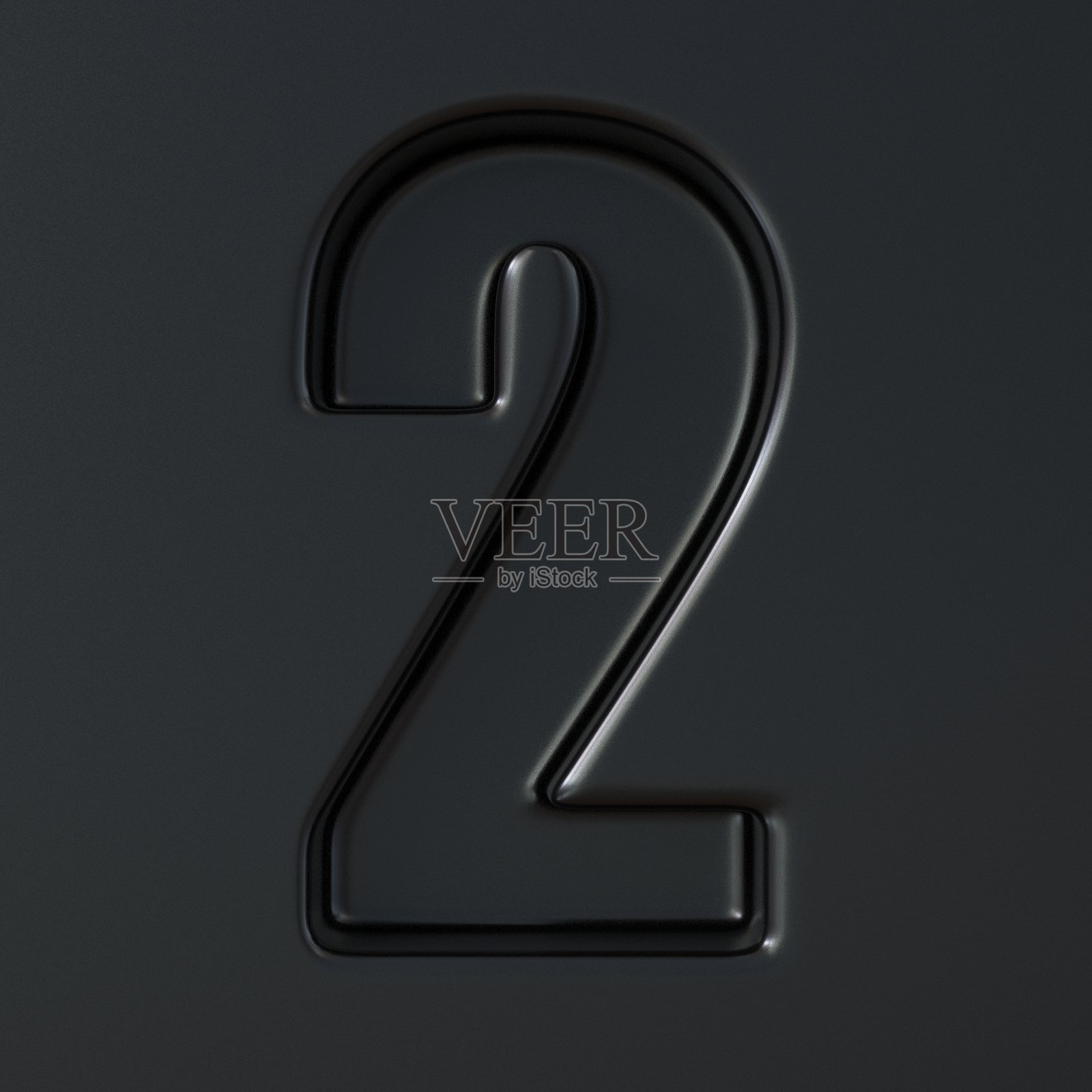 黑色雕刻字体2 2 3D照片摄影图片